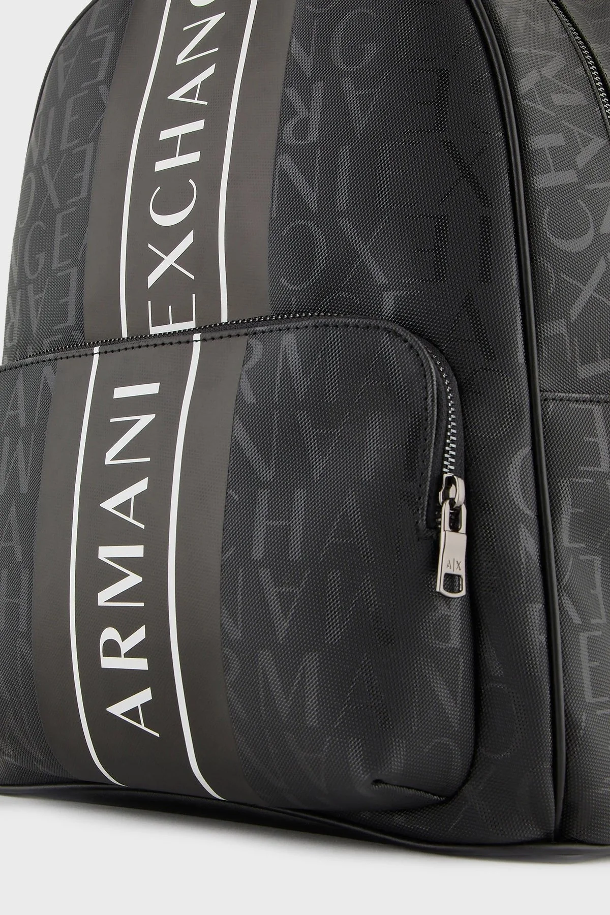 Armani Exchange Tamamı Logo Baskılı Erkek Sırt Çantası 952394 CC831 19921 SİYAH - 4