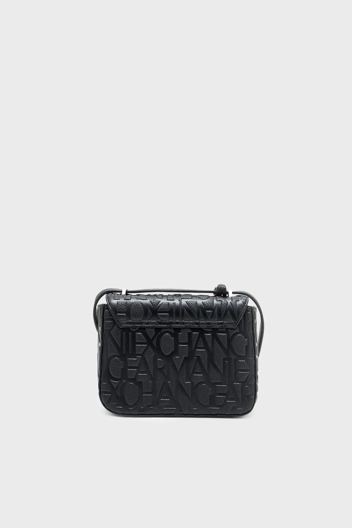 Armani Exchange Tamamı Logolu Ayarlanabilir Askılı Bayan Çanta XW001577 AF15774 UC001 SİYAH - 3