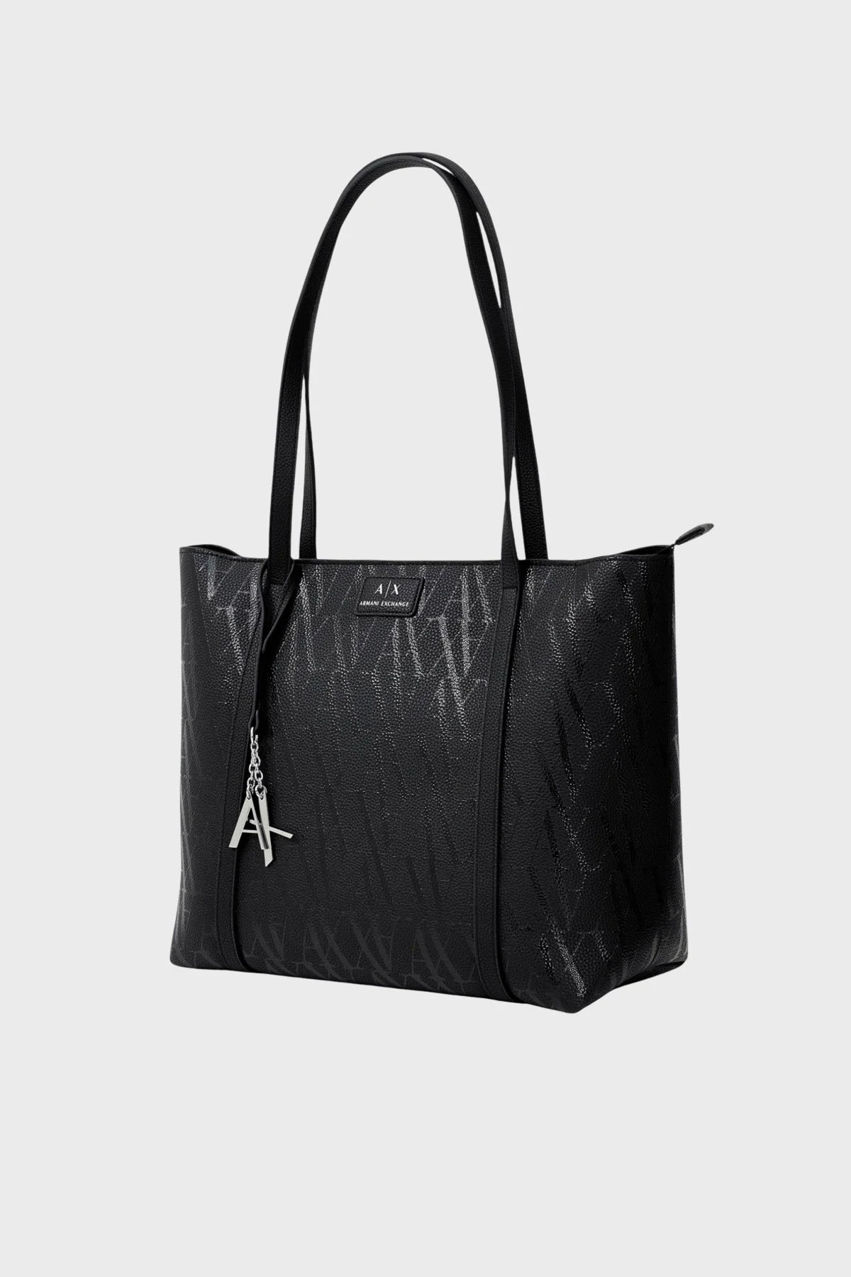 Armani Exchange Tamamı Logolu Omuz Askılı Bayan Çanta XW001199 AF15325 FC099 SİYAH - 8