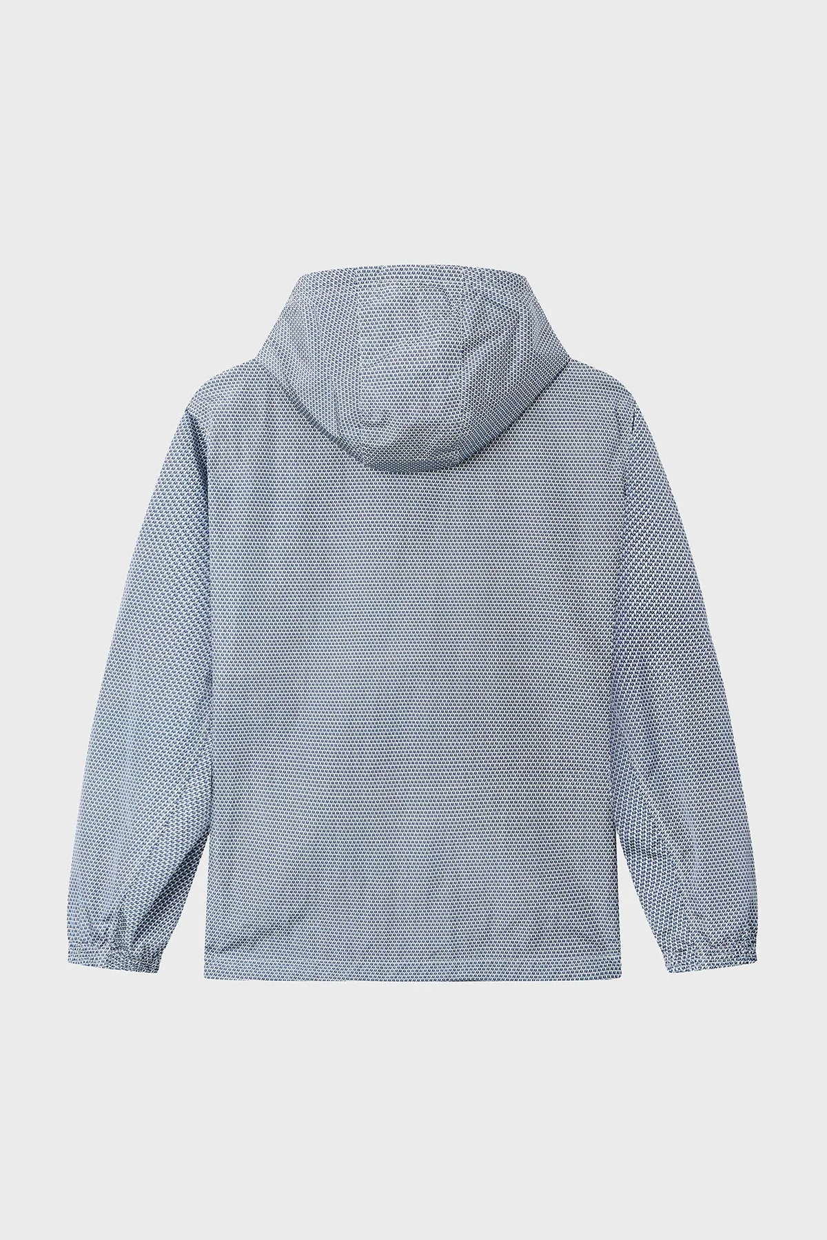 Armani Exchange Tamamı Logolu Regular Fit Kapüşonlu Erkek Ceket XM002260 AF15075 F1171 LACİVERT - 3