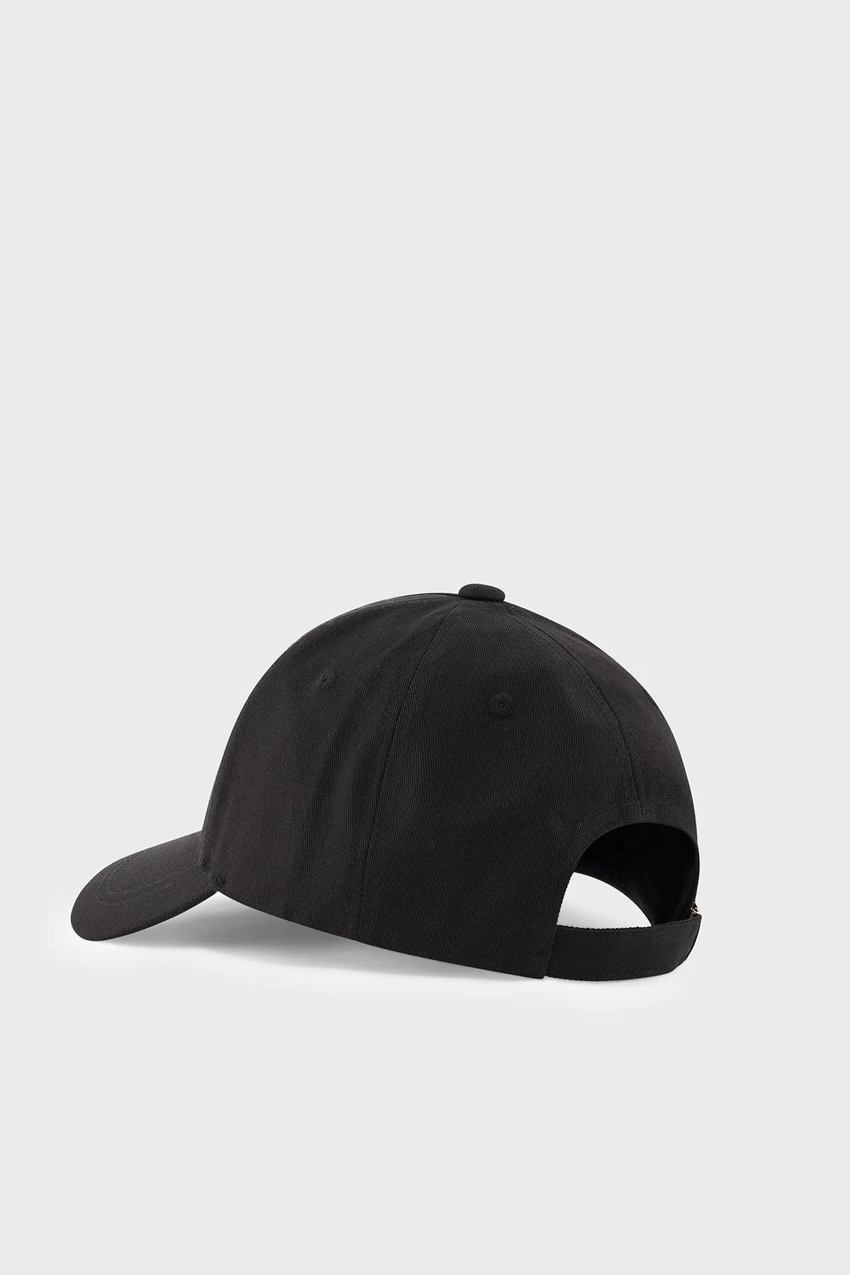 Armani Exchange Taşlı Logo Detaylı % 100 Pamuk Bayan Şapka XW002847 AF15502 UC001 SİYAH - 4