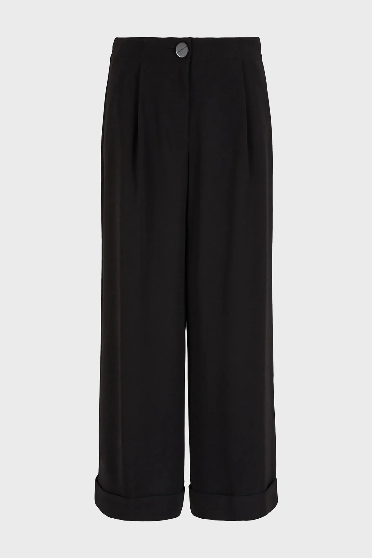 Armani Exchange Yüksek Bel Relaxed Fit Geniş Paça Bayan Pantolon 3DYP31 YN1QZ 1200 SİYAH - 6