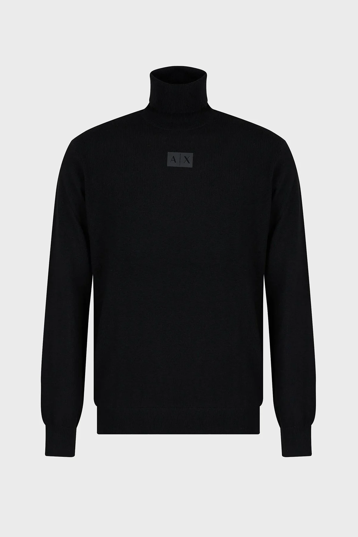 Armani Exchange Yün Karışımlı Balıkçı Yaka Regular Fit Erkek Kazak 6RZM5C ZMM9Z 1200 SİYAH - 4