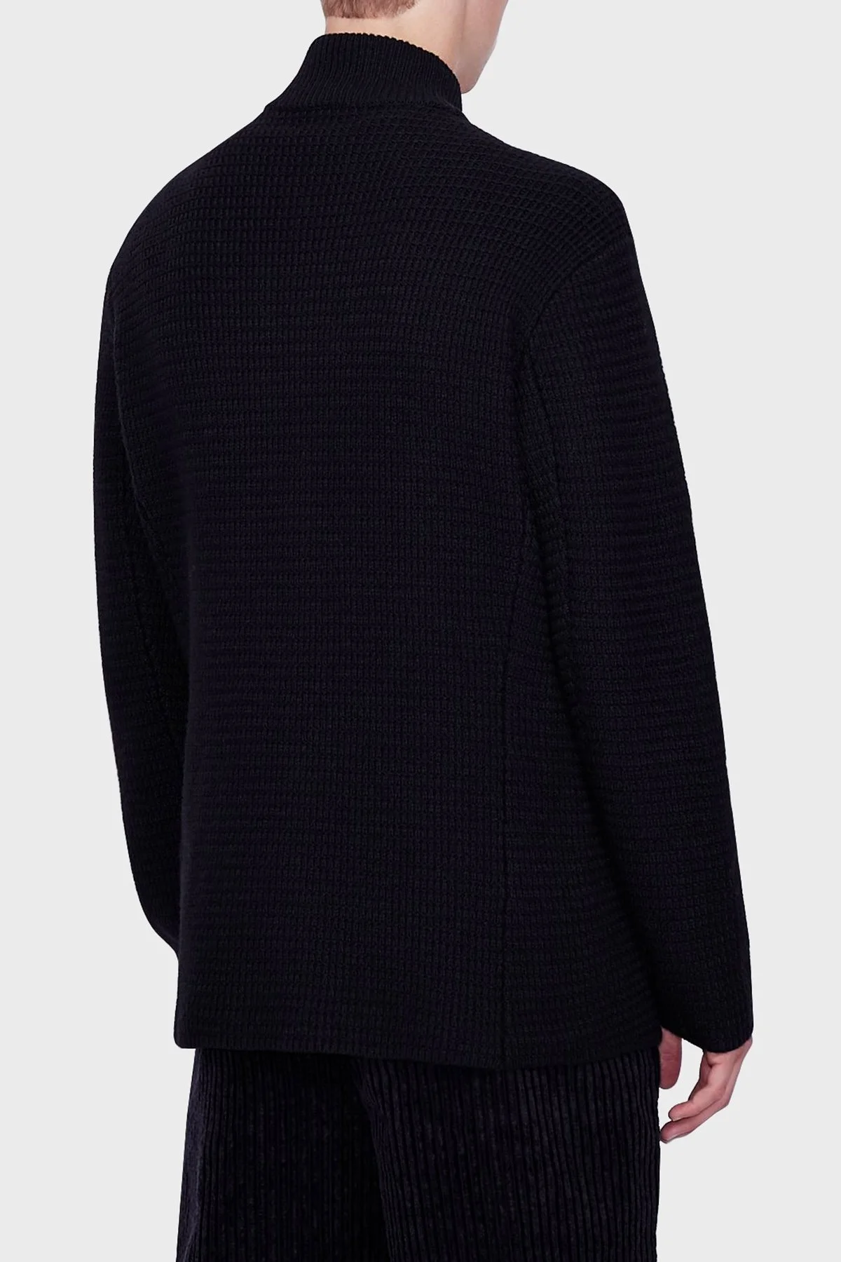 Armani Exchange Yün Karışımlı Cepli Regular Fit Erkek Ceket 6KZG1B ZMS6Z 1510 LACİVERT - 2