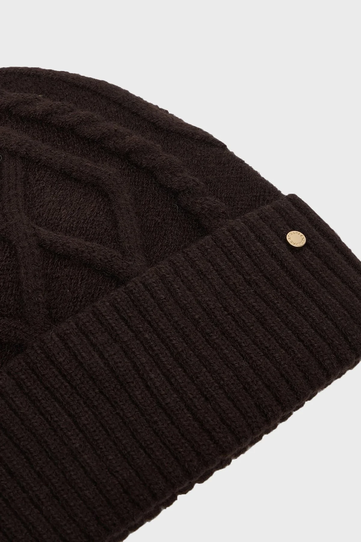 Armani Exchange Yün Karışımlı Logolu Kadın Bere XW003010 AF25938 U6032 Kahve - 3