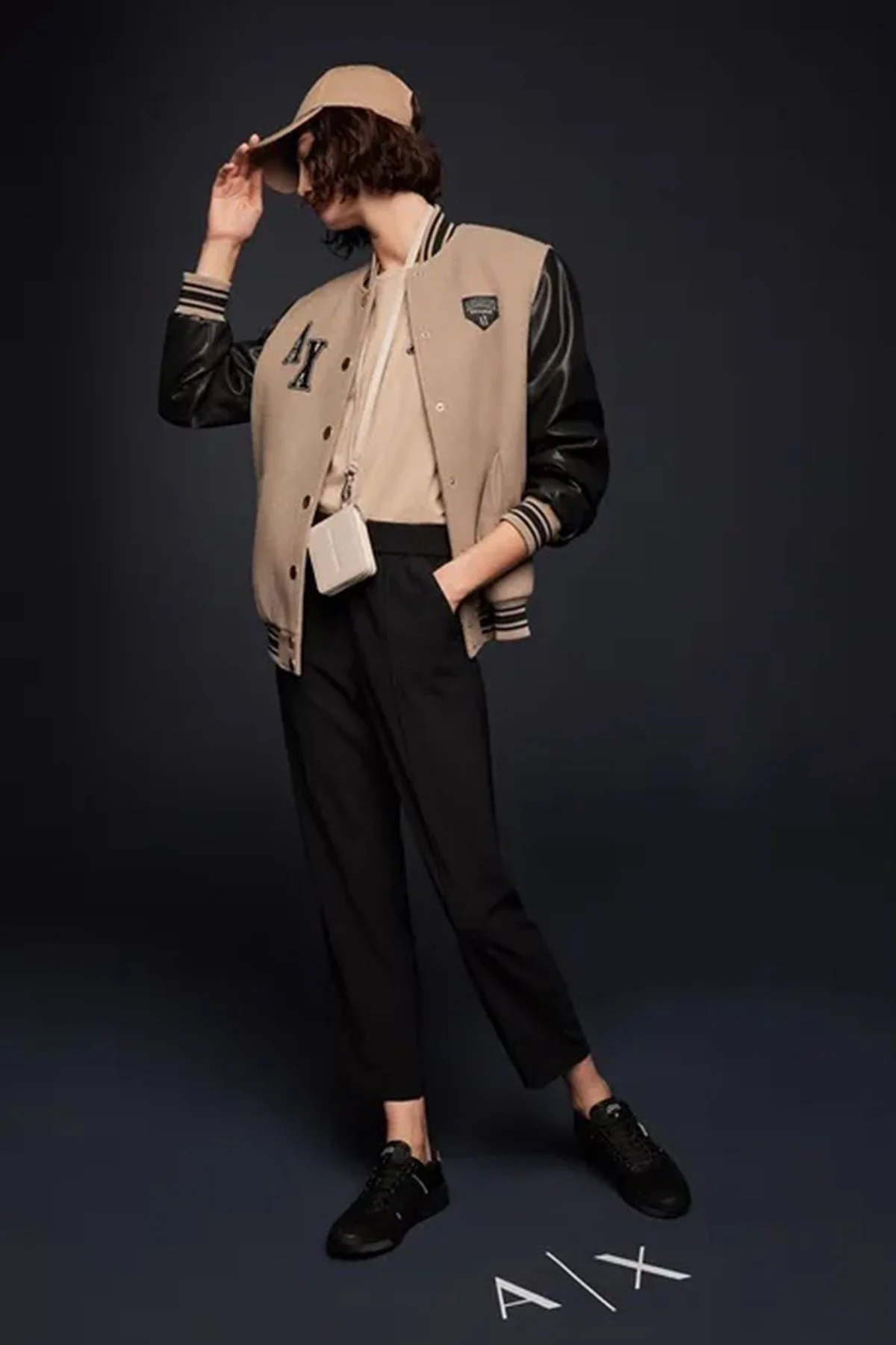 Armani Exchange Yünlü Çift Regular Fit Bomber Bayan Ceket 6RYB29 YN3MZ 4724 BEJ - 5