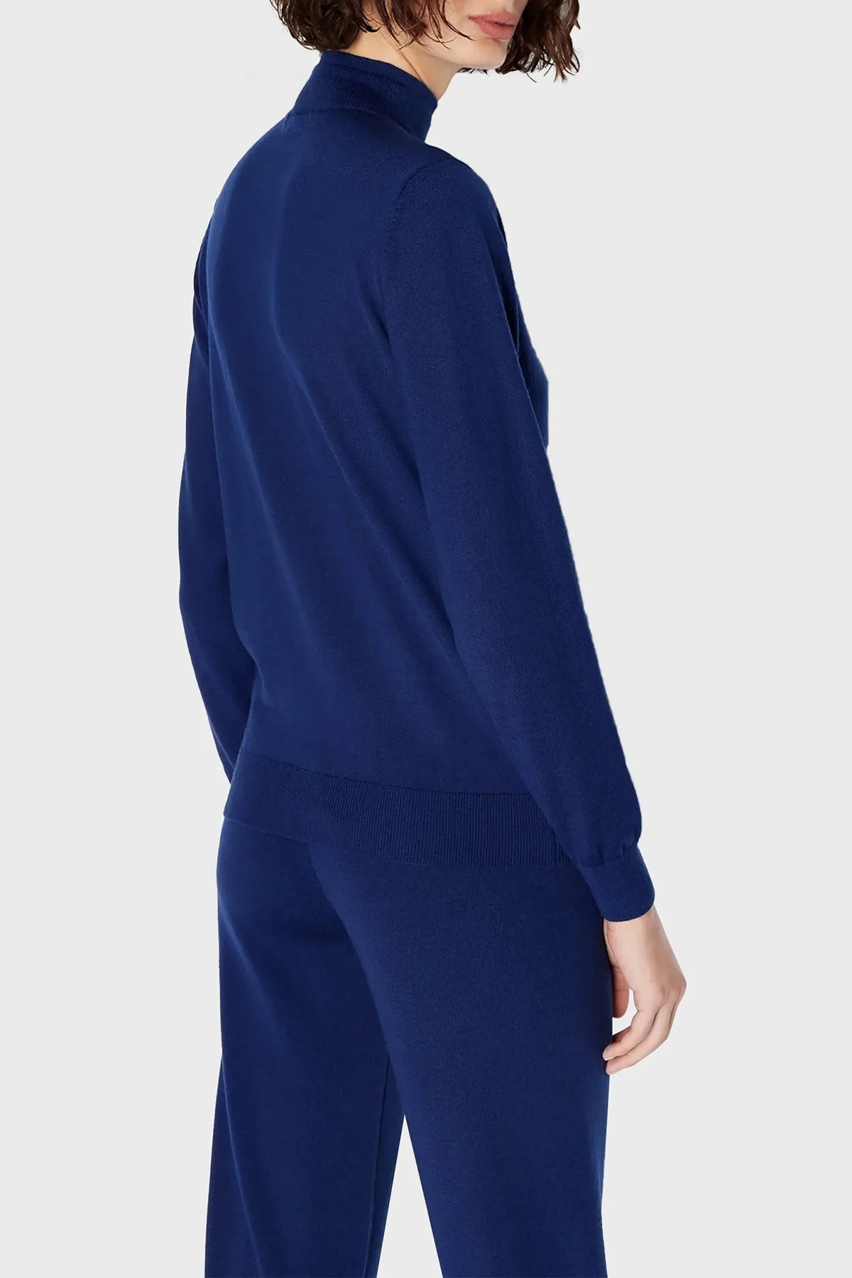 Armani Exchange Yünlü Regular Fit Balıkçı Yaka Bayan Kazak 6RYM1K YME3Z 25EL MAVİ - 2