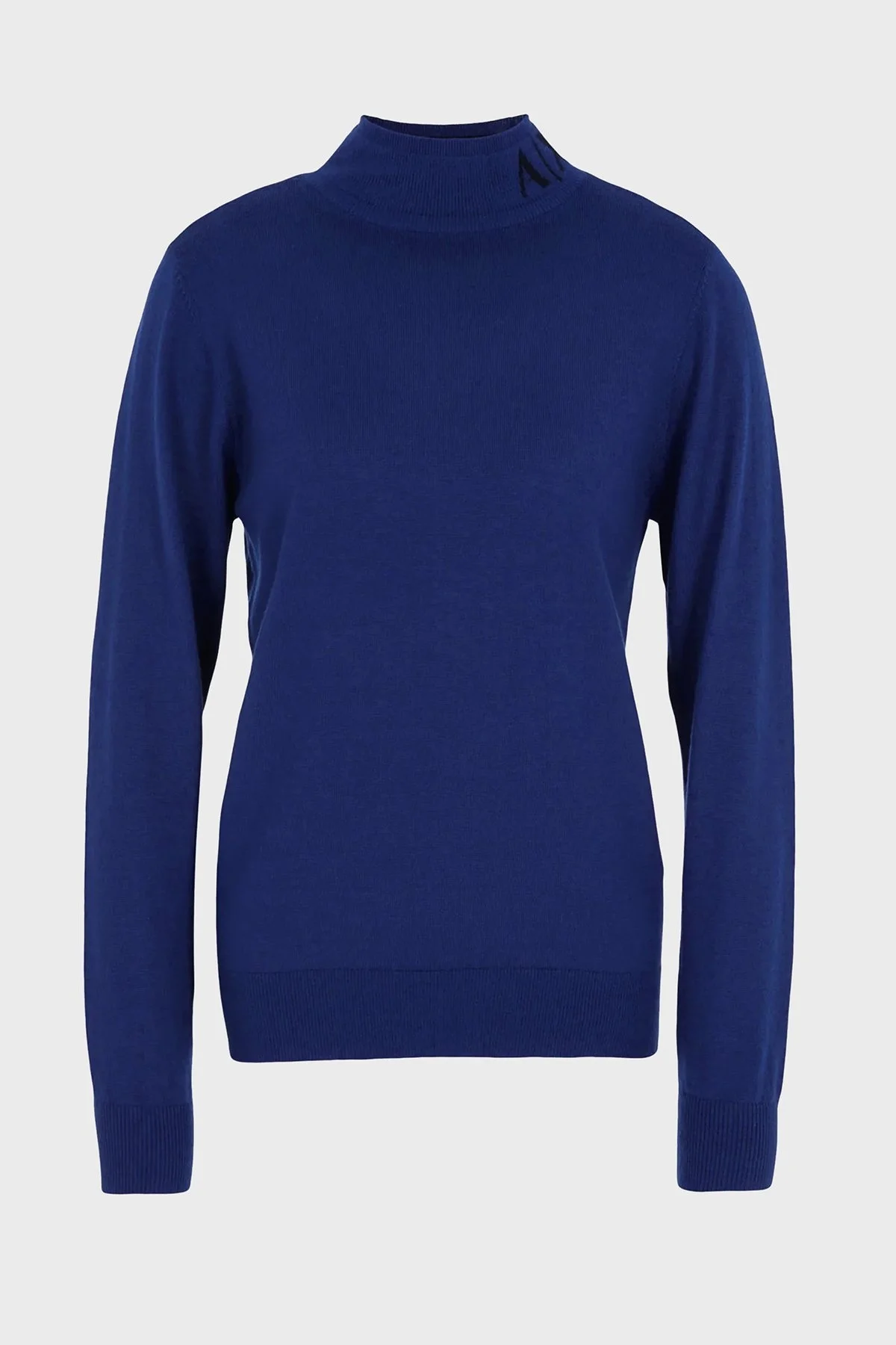 Armani Exchange Yünlü Regular Fit Balıkçı Yaka Bayan Kazak 6RYM1K YME3Z 25EL MAVİ - 6