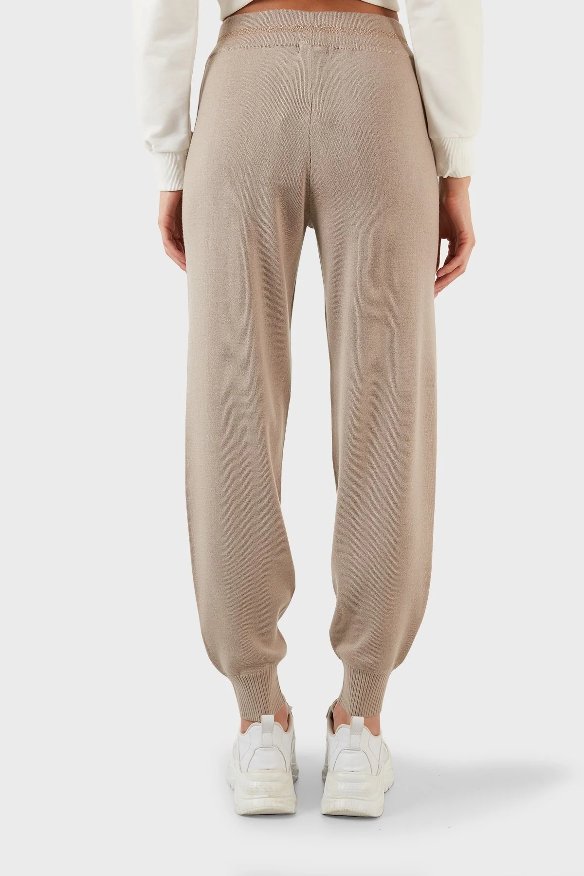Armani Exchange Yünlü Regular Fit Jogger Bayan Pantolon 6LYP1G YME3Z 1768 BEJ - 6