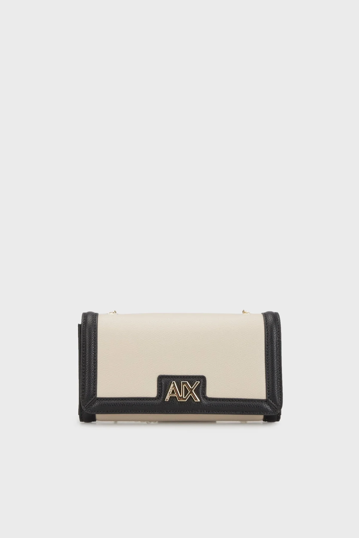 Armani Exchange Zincir Askılı Bayan Cüzdan 948564 4R731 10452 SİYAH-BEJ - 1