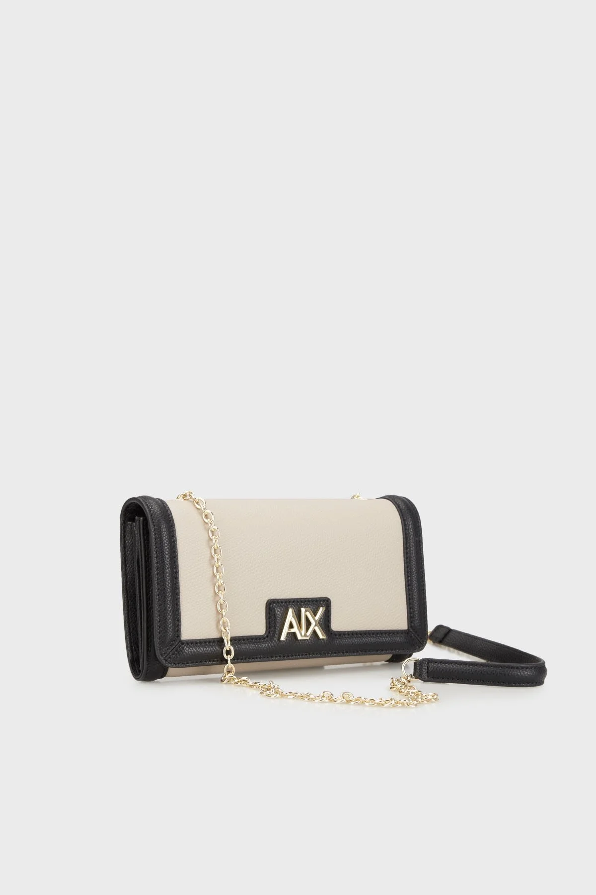 Armani Exchange Zincir Askılı Bayan Cüzdan 948564 4R731 10452 SİYAH-BEJ - 2