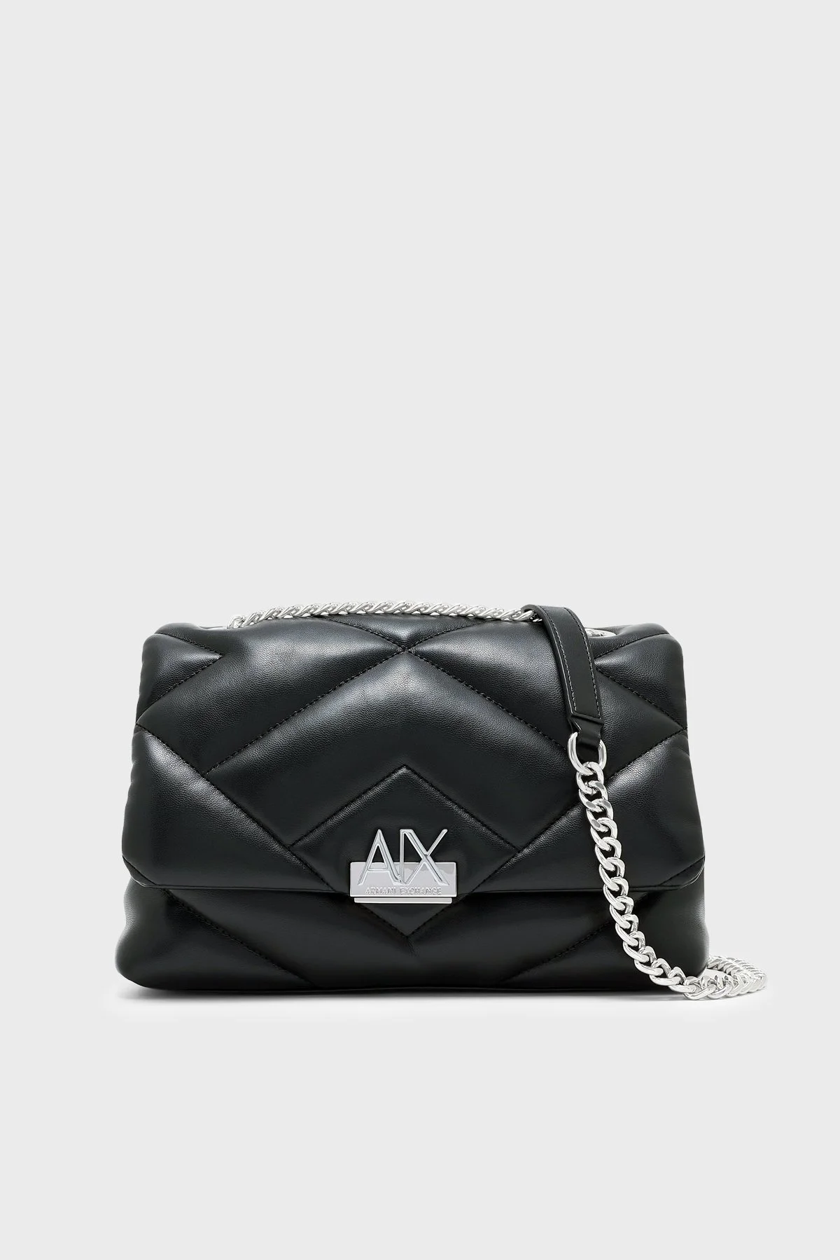 Armani Exchange Zincir Askılı Kadın Çanta XW000355 AF26568 UC001 Siyah - 1