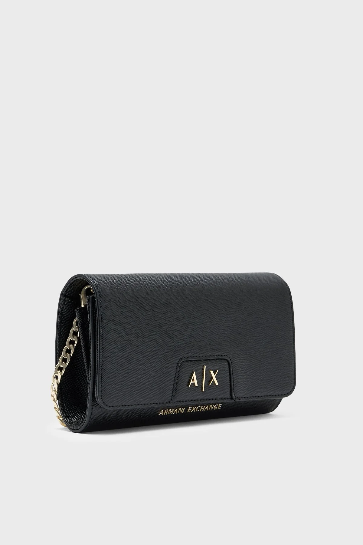Armani Exchange Zincir Askılı Portföy Kadın Cüzdan XW000358 AF26570 UC001 Siyah - 4