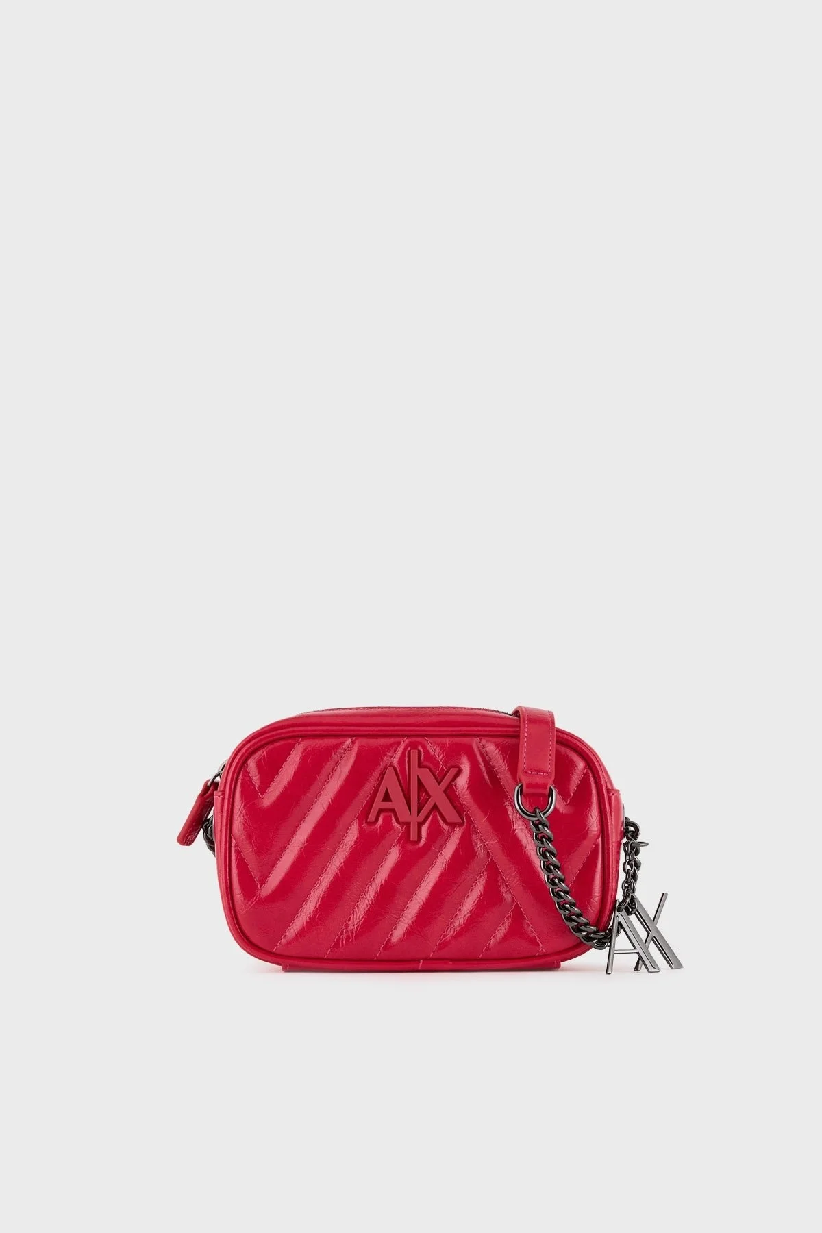 Armani Exchange Zincirli Ayarlanabilir Omuz Askılı Bayan Çanta 942855 3F779 22775 KIRMIZI - 1