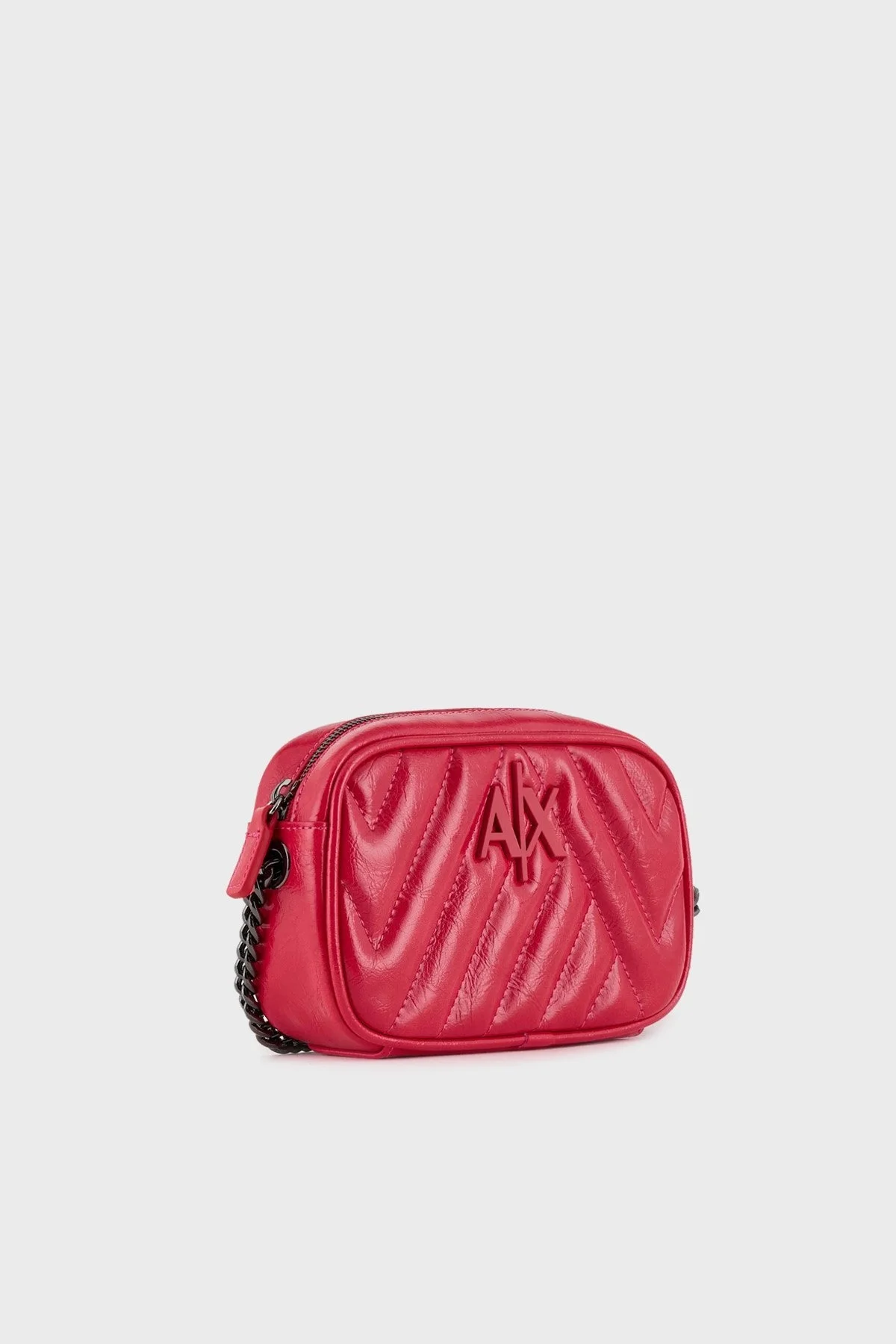 Armani Exchange Zincirli Ayarlanabilir Omuz Askılı Bayan Çanta 942855 3F779 22775 KIRMIZI - 5