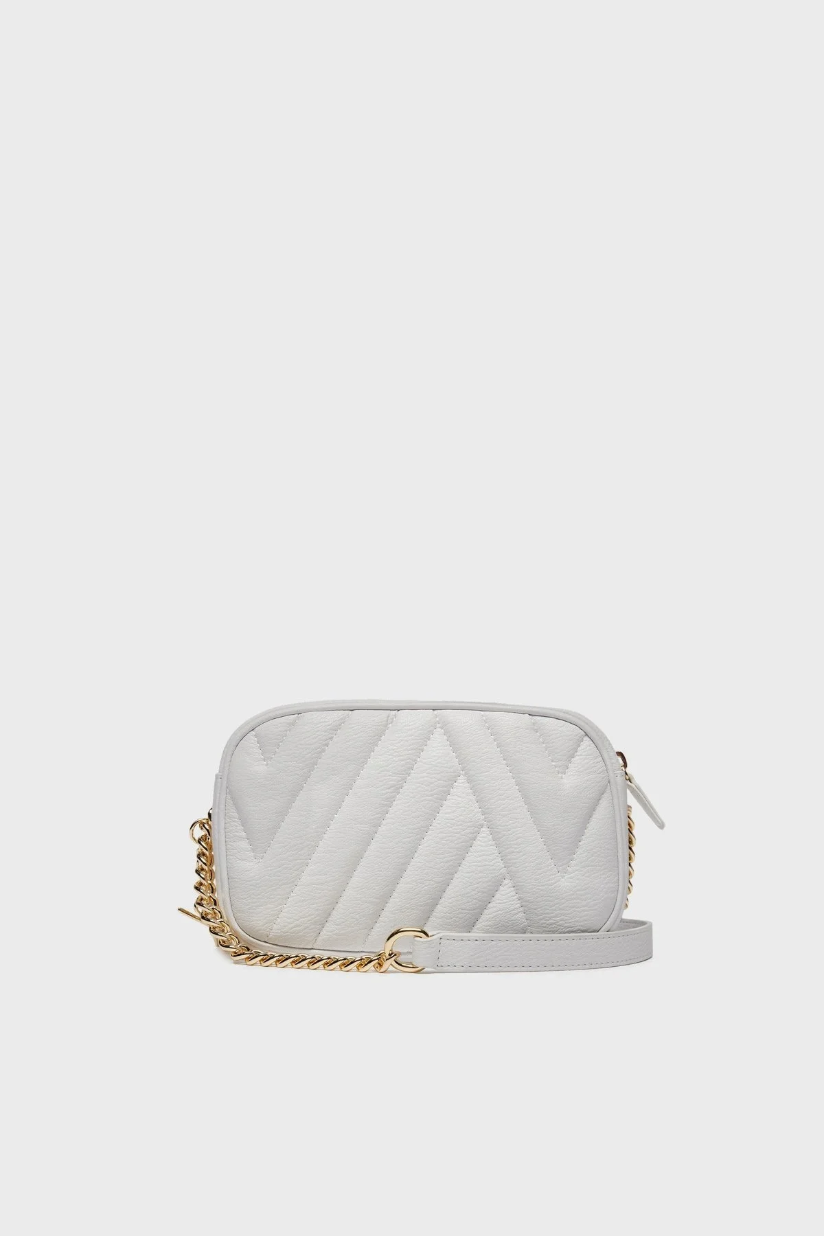 Armani Exchange Zincirli Ayarlanabilir Omuz Askılı Metalik Logo Detaylı Bayan Çanta 942855 2F745 47710 BEYAZ - 4