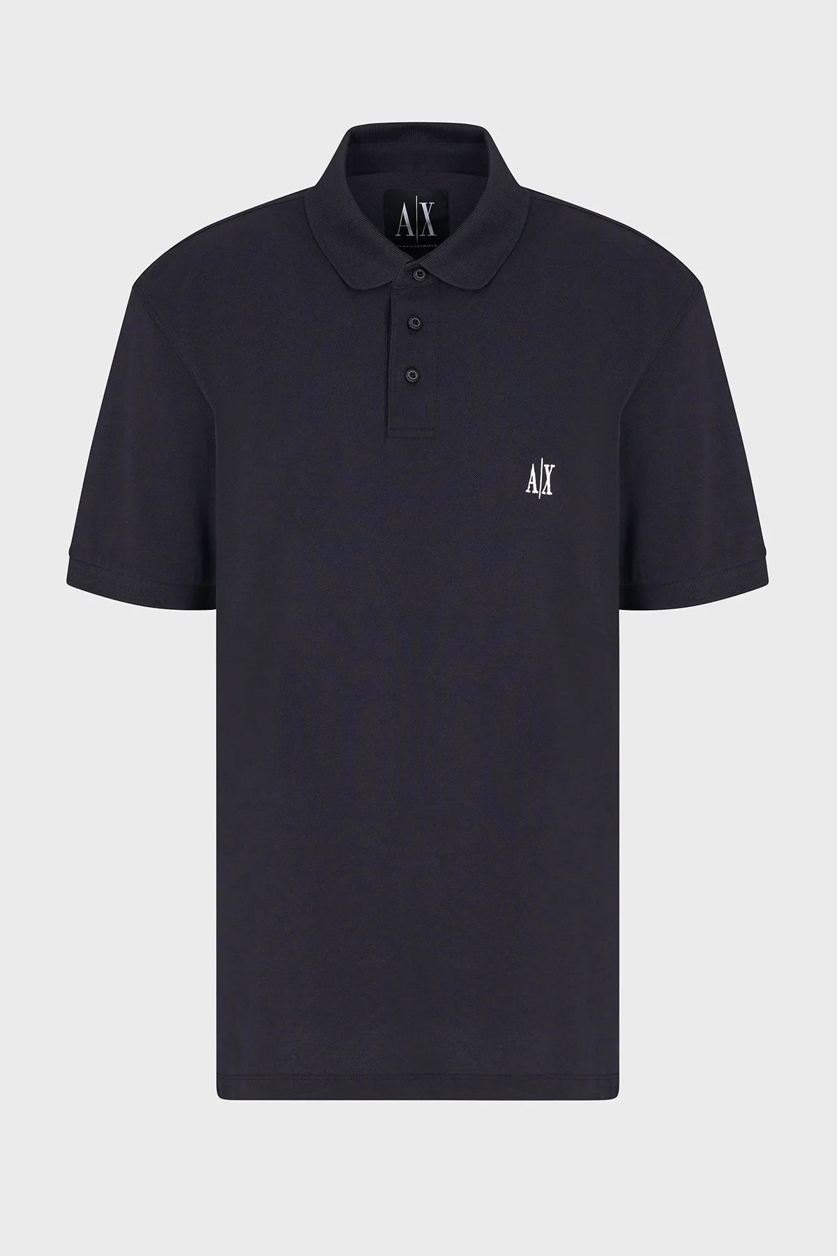 Armani Exchsnge % 100 Pamuk Regular Fit Düğmeli Erkek Polo Yaka T Shirt XM000367 AF13022 UB101 LACİVERT - 10