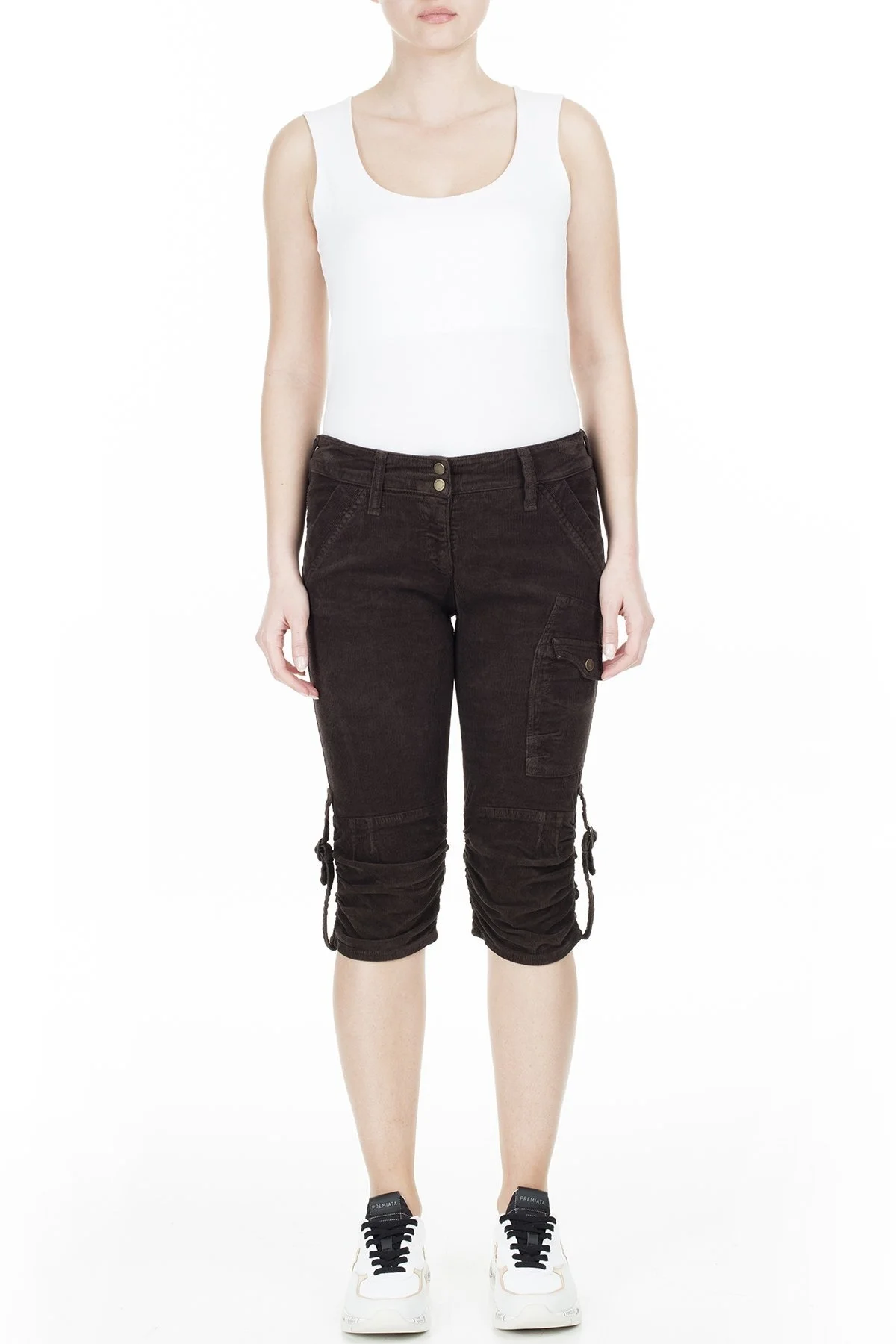 Armani Jeans Bayan Pantolon ZOXESP21QP KAHVE - 9