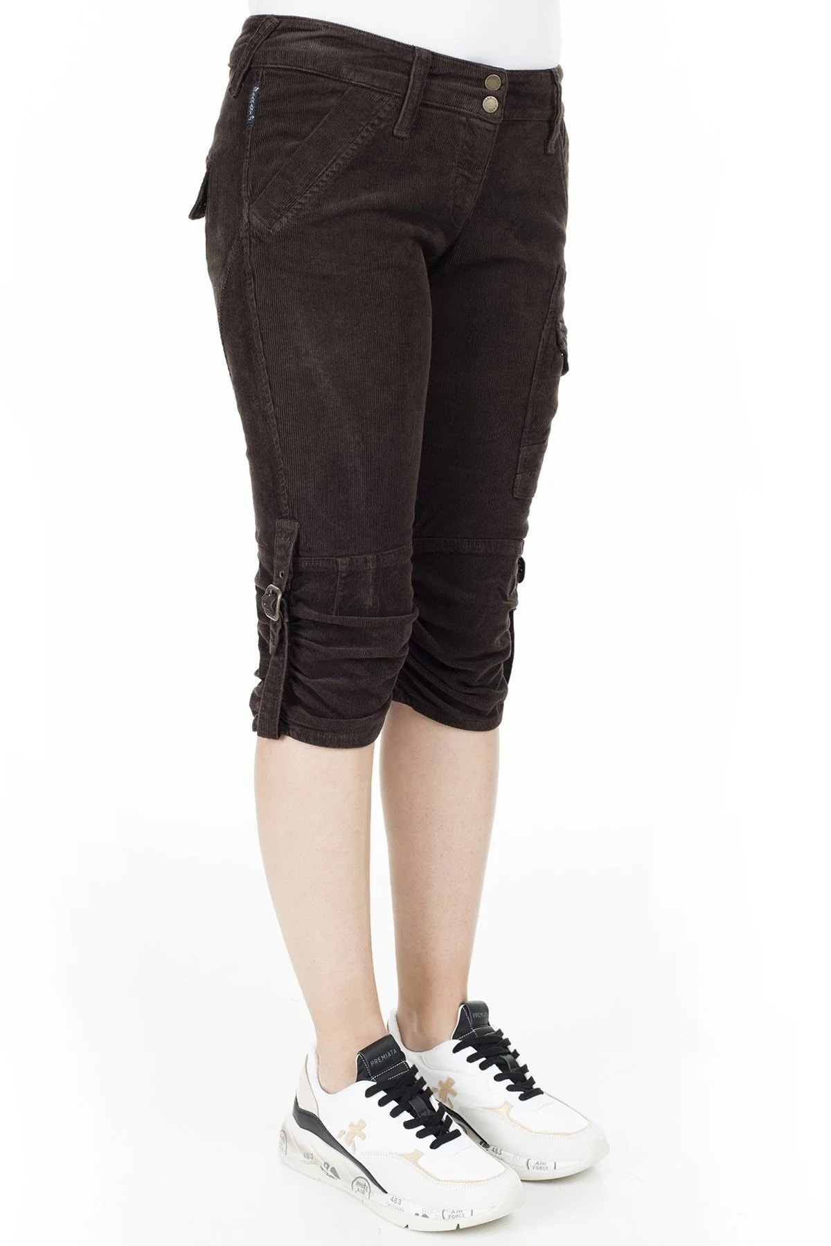 Armani Jeans Bayan Pantolon ZOXESP21QP KAHVE - 11