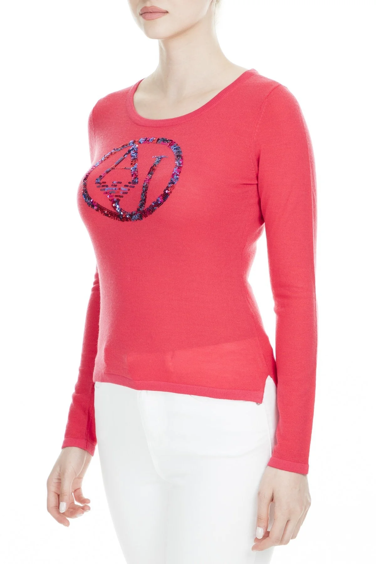 Armani Jeans Bayan Triko 6X5M9E 5M1MZ C1400 KIRMIZI - 3