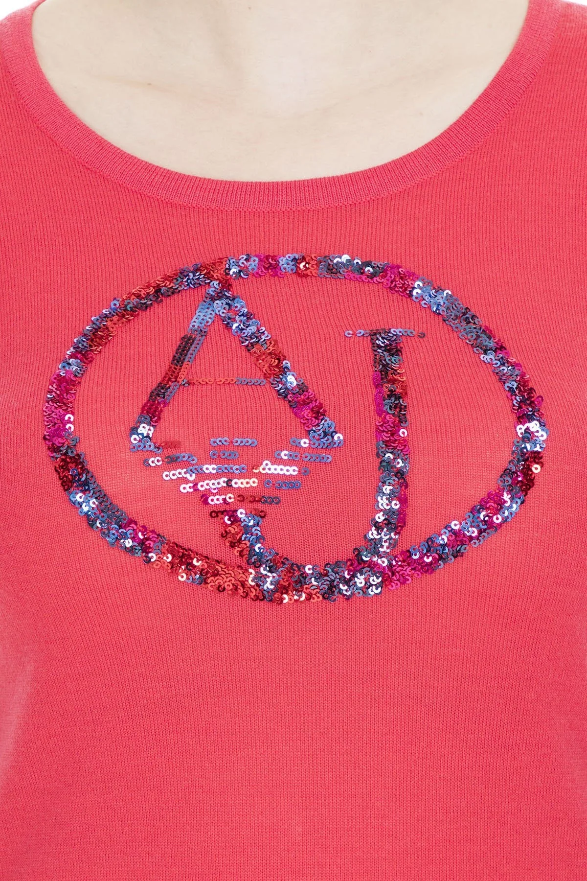 Armani Jeans Bayan Triko 6X5M9E 5M1MZ C1400 KIRMIZI - 6