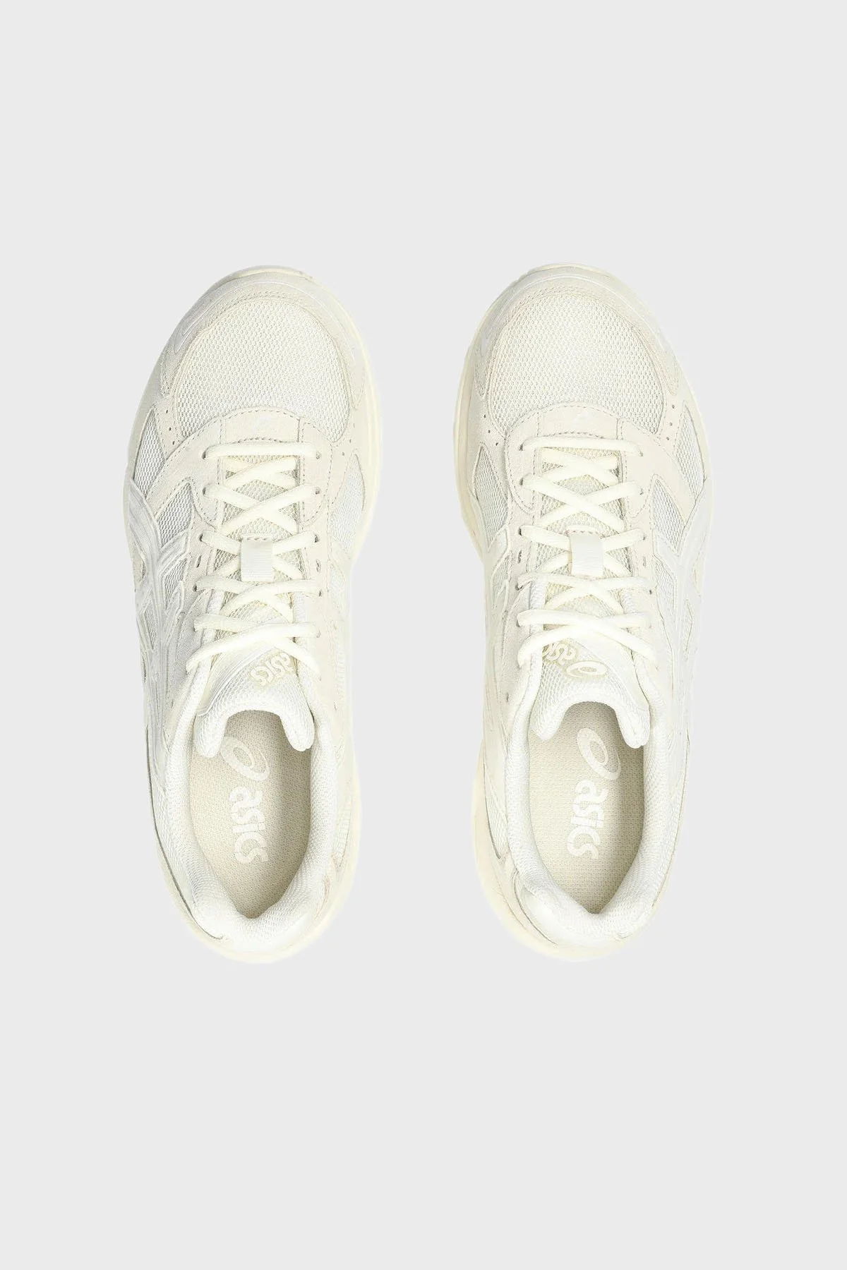 Asics Logolu File Detaylı Sneaker Unisex Ayakkabı 1203A410-100 Krem-Bej - 4