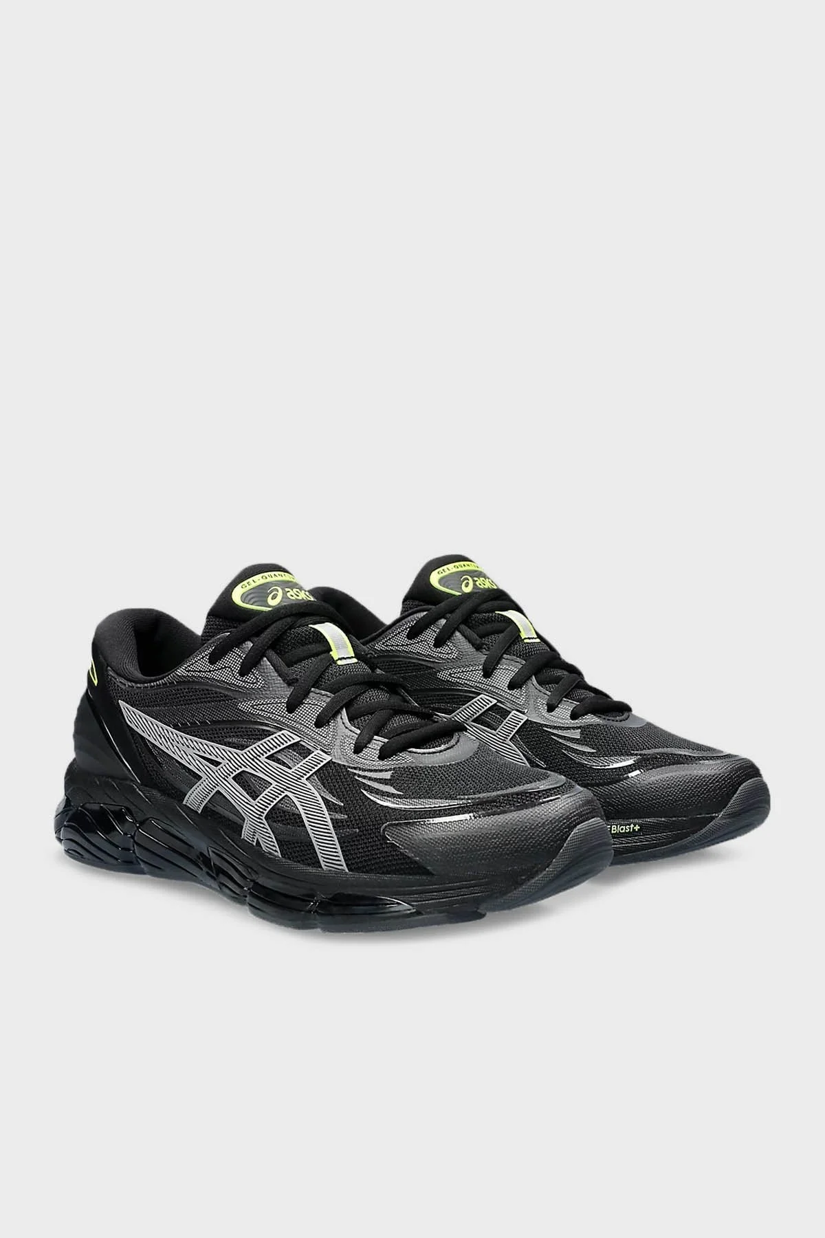 Asics Logolu Sneaker Erkek Ayakkabı 1203A369-001 SİYAH-GÜMÜŞ - 3