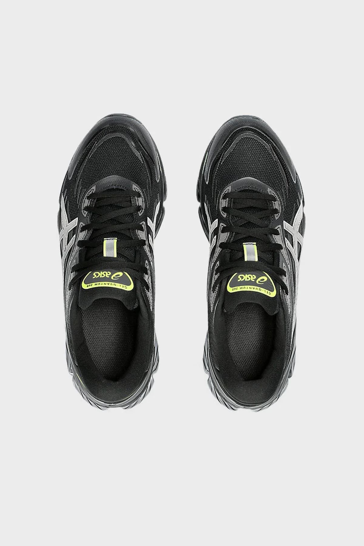 Asics Logolu Sneaker Erkek Ayakkabı 1203A369-001 SİYAH-GÜMÜŞ - 4
