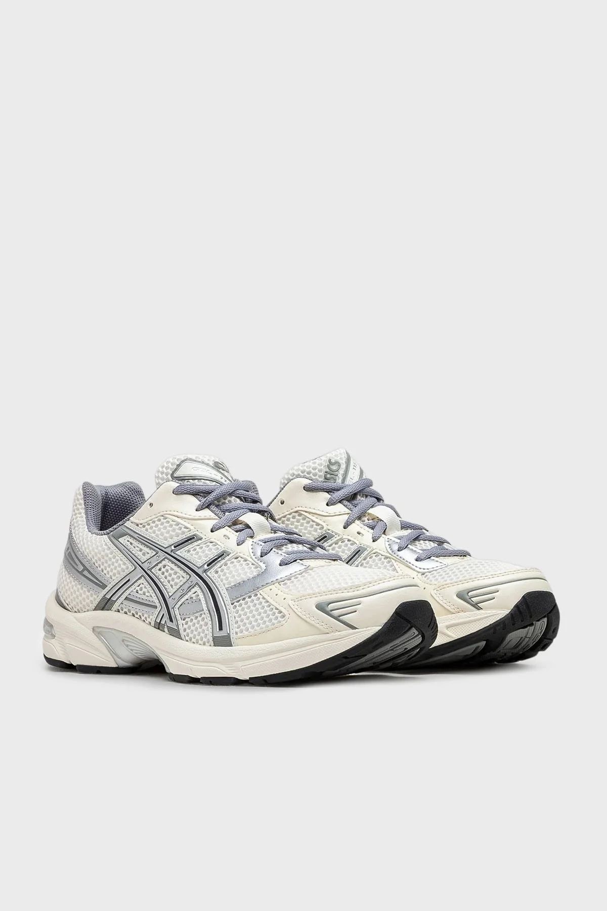 Asics Logolu Sneaker Unisex Ayakkabı 1202A164-116 KREM-GRİ - 2