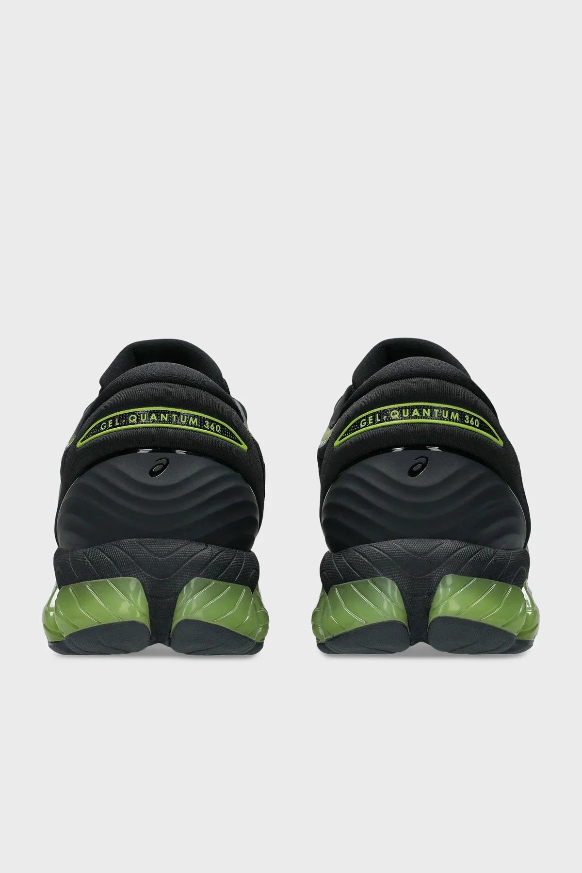 Asics Logolu Sneaker Unisex Ayakkabı 1203A305-010 SİYAH-YEŞİL - 7