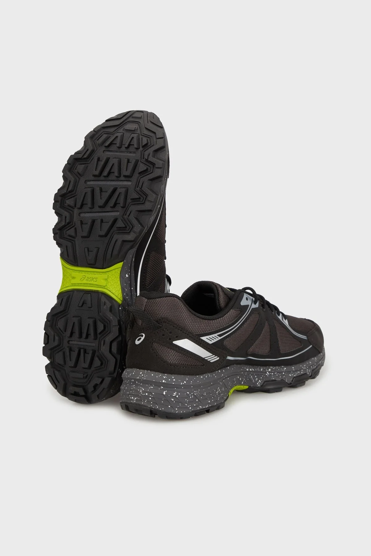 Asics Logolu Sneaker Unisex Ayakkabı 1203A438-027 GRİ-SİYAH - 4