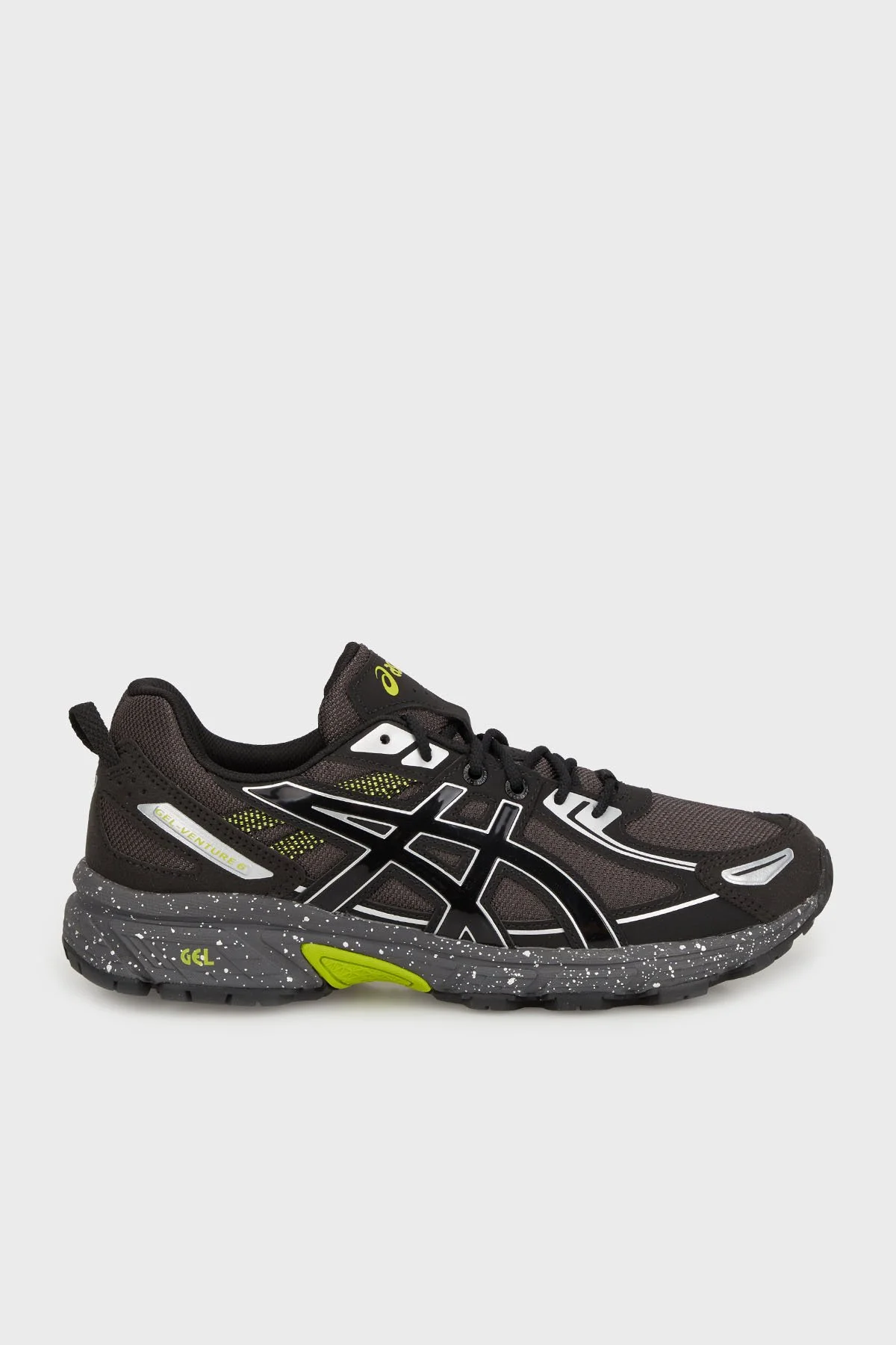 Asics Logolu Sneaker Unisex Ayakkabı 1203A438-027 GRİ-SİYAH - 1