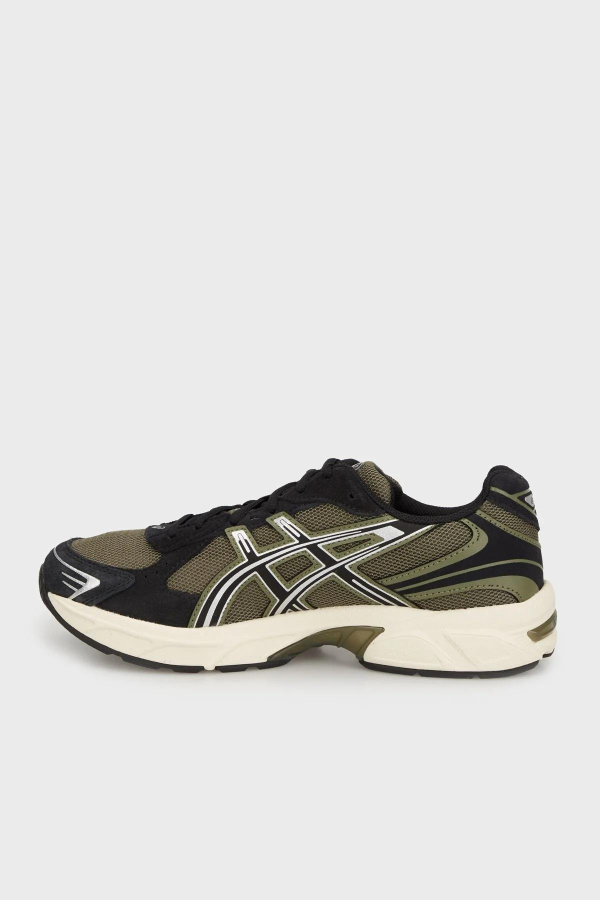 Asics Logolu Sneaker Unisex Ayakkabı 1203A610-300 HAKİ-SİYAH - 2