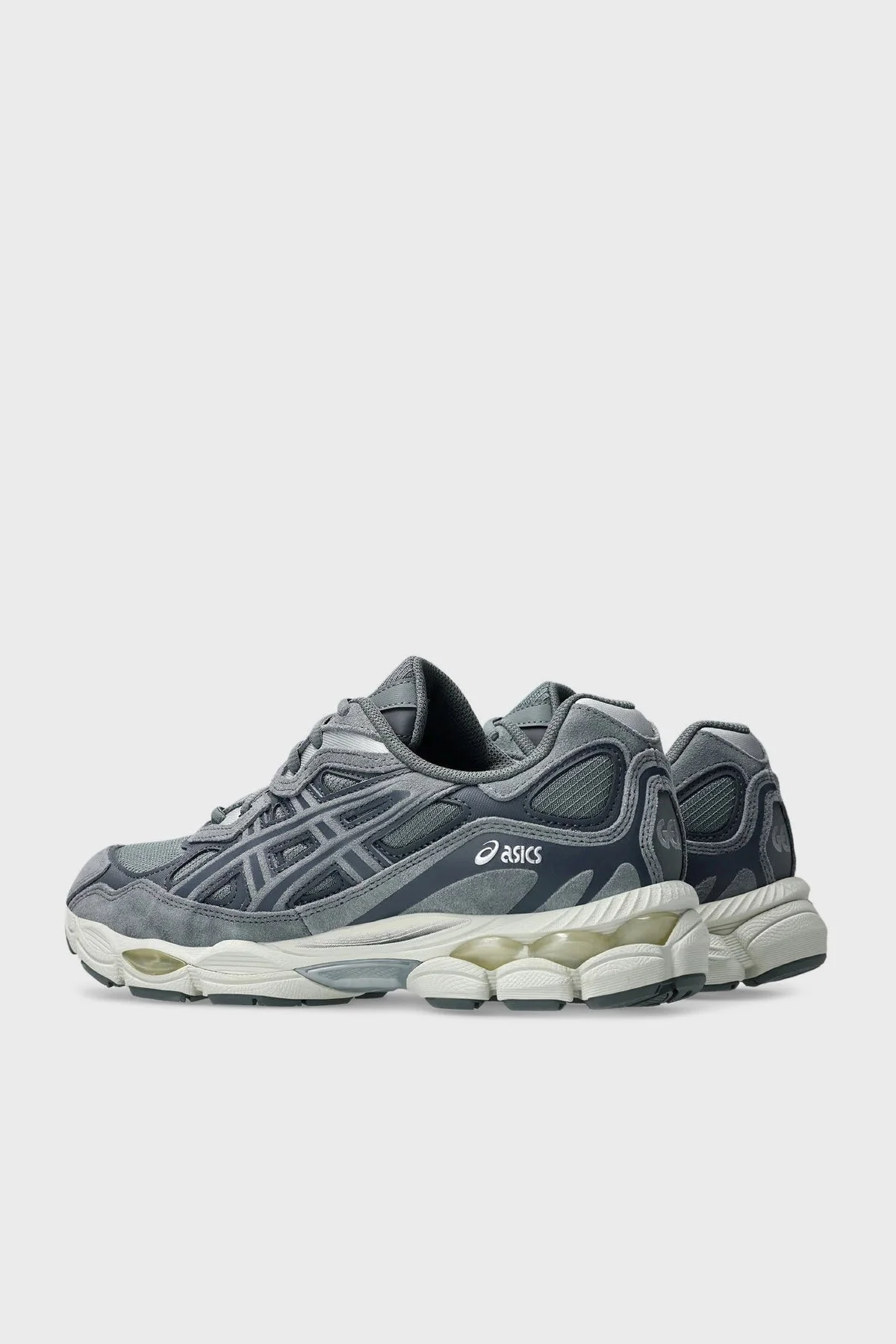 Asics Logolu Süet Detaylı Sneaker Unisex Ayakkabı 1203A739-020 GRİ-KOYU GRİ - 5