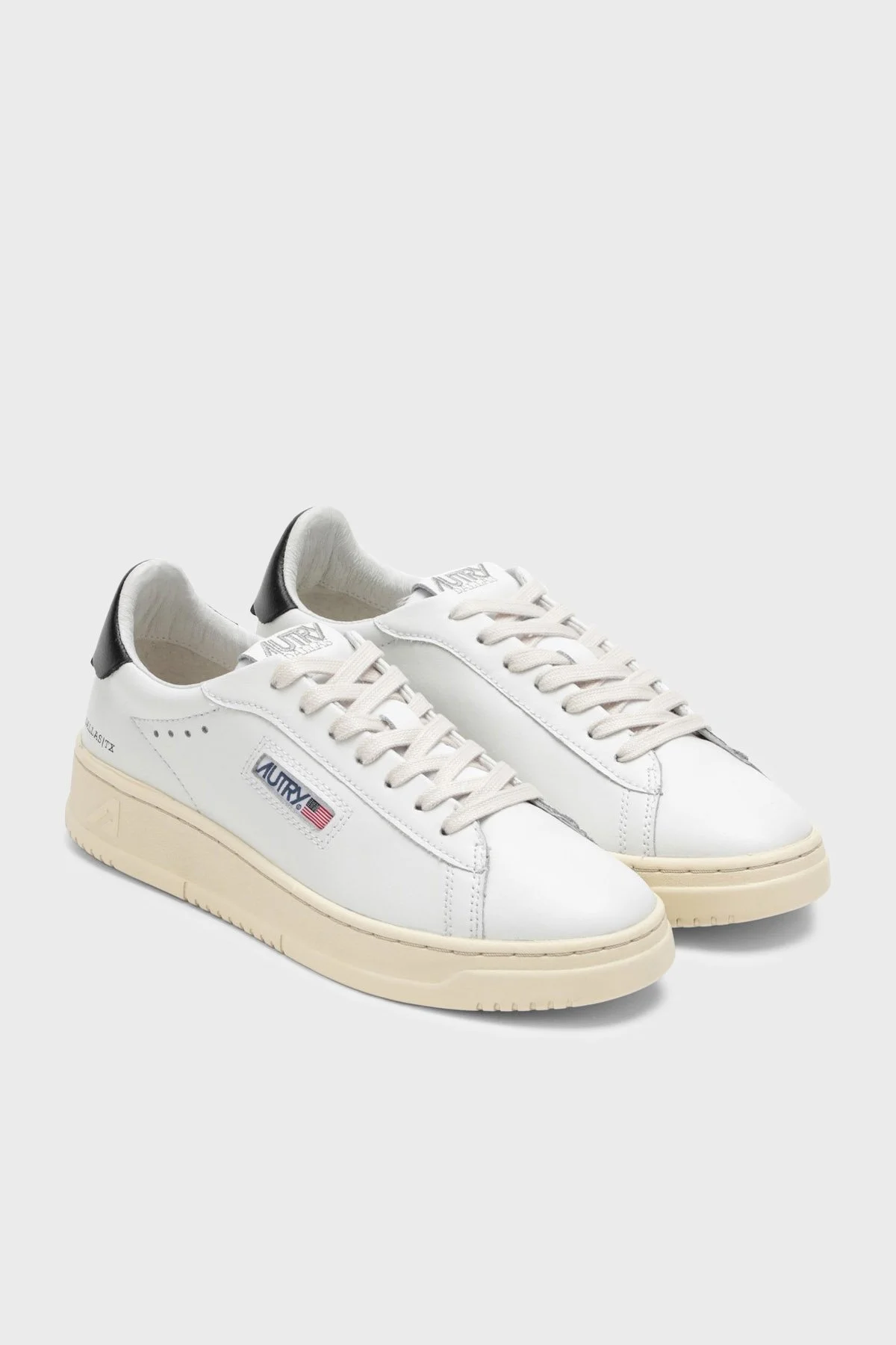 Autry Dallas Hakiki Deri Sneaker Kadın Ayakkabı ADLW-NW08 BEYAZ-SİYAH - 3