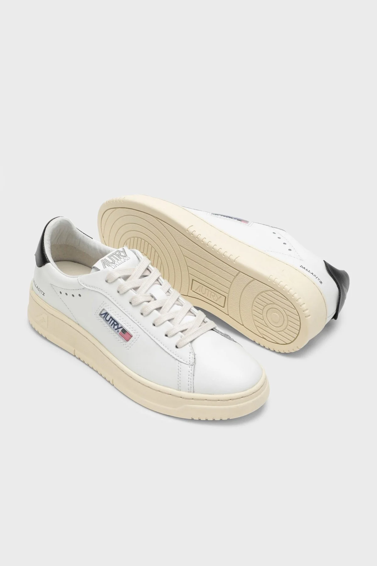Autry Dallas Hakiki Deri Sneaker Kadın Ayakkabı ADLW-NW08 BEYAZ-SİYAH - 4