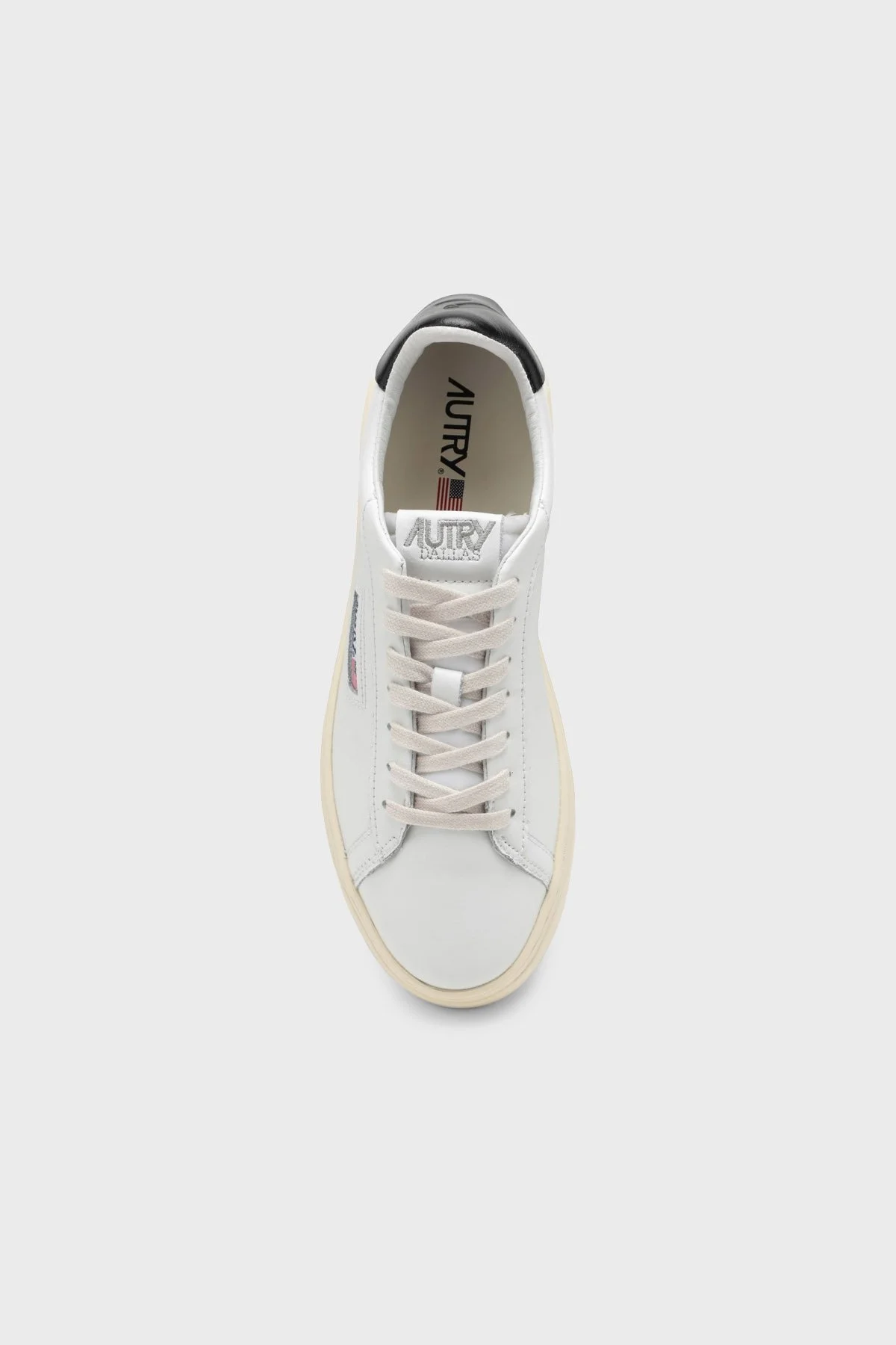 Autry Dallas Hakiki Deri Sneaker Kadın Ayakkabı ADLW-NW08 BEYAZ-SİYAH - 5