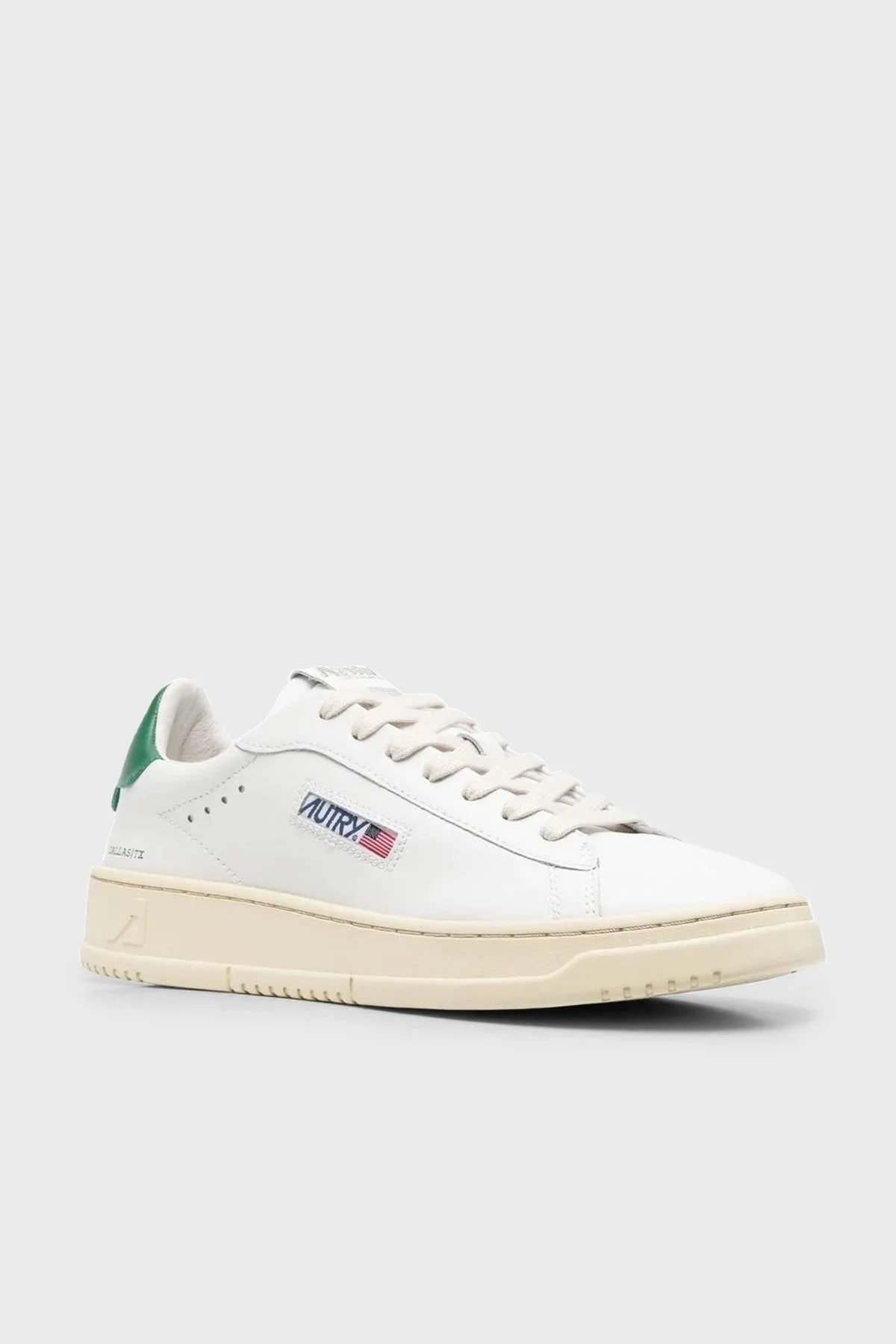 Autry Dallas Hakiki Deri Sneaker Erkek Ayakkabı ADLM-NW02 BEYAZ-YEŞİL - 3