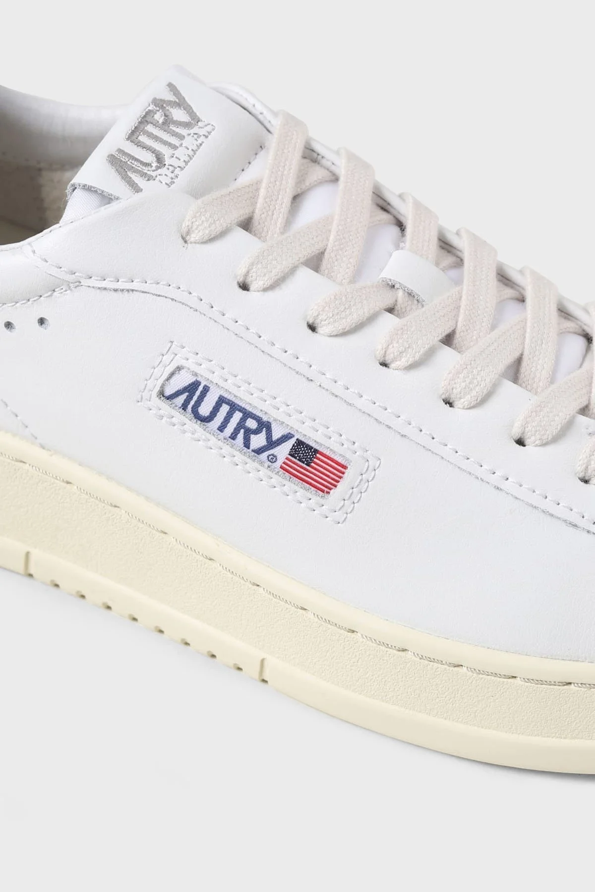 Autry Dallas Hakiki Deri Sneaker Erkek Ayakkabı ADLM-NW08 BEYAZ-SİYAH - 4