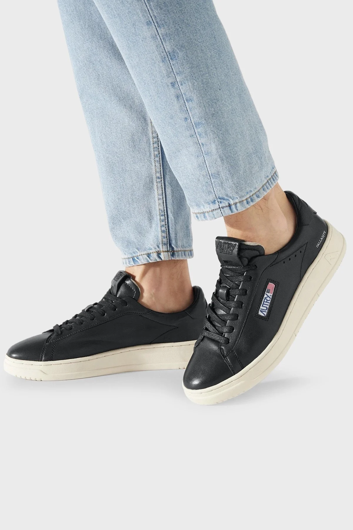 Autry Dallas Hakiki Yumuşak Deri Sneaker Erkek Ayakkabı ADLM-GG40 SİYAH - 3