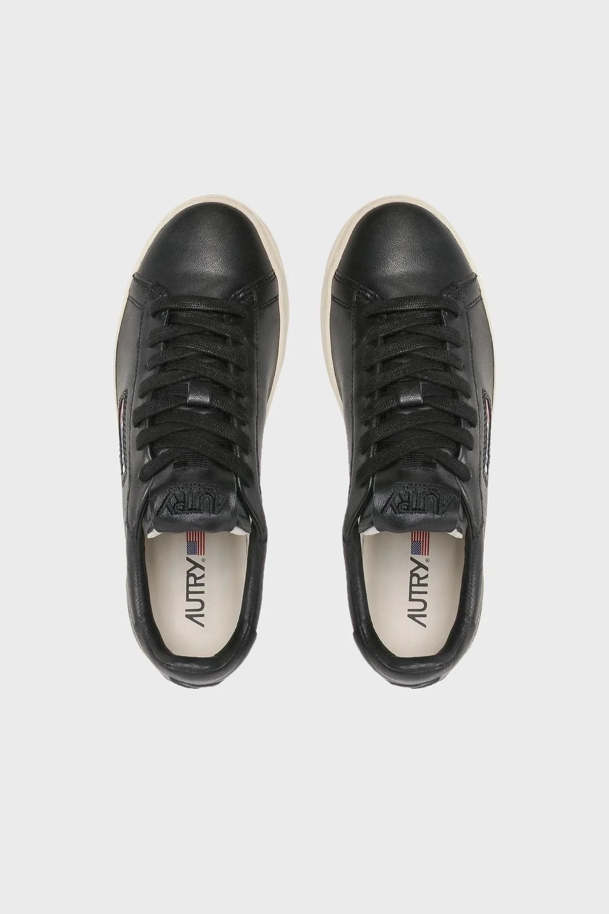 Autry Dallas Hakiki Yumuşak Deri Sneaker Erkek Ayakkabı ADLM-GG40 SİYAH - 5