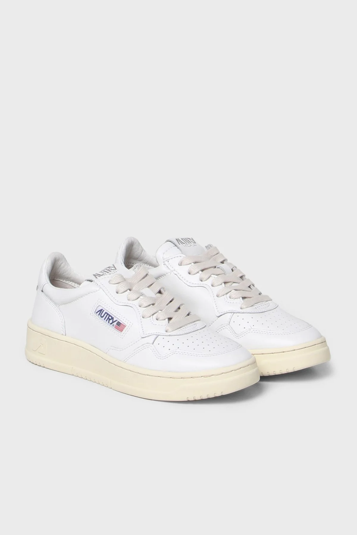 Autry Medalist Hakiki Deri Sneaker Kadın Ayakkabı AULW-LL15 BEYAZ - 2