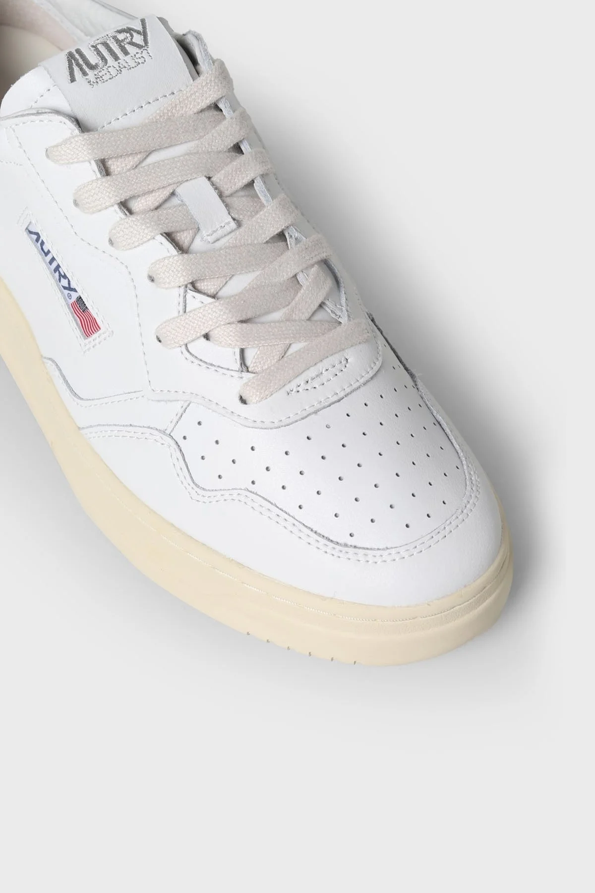 Autry Medalist Hakiki Deri Sneaker Erkek Ayakkabı AULM-LL12 BEYAZ - 4