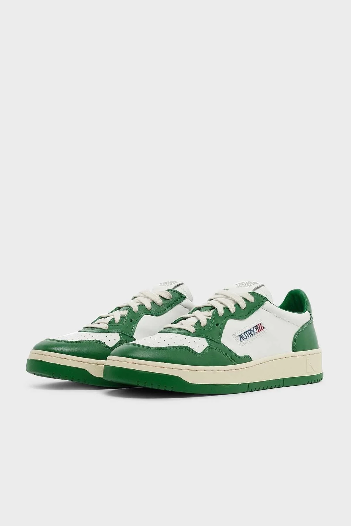 Autry Medalist Hakiki Deri Sneaker Erkek Ayakkabı AULM-WB03 BEYAZ-YEŞİL - 4