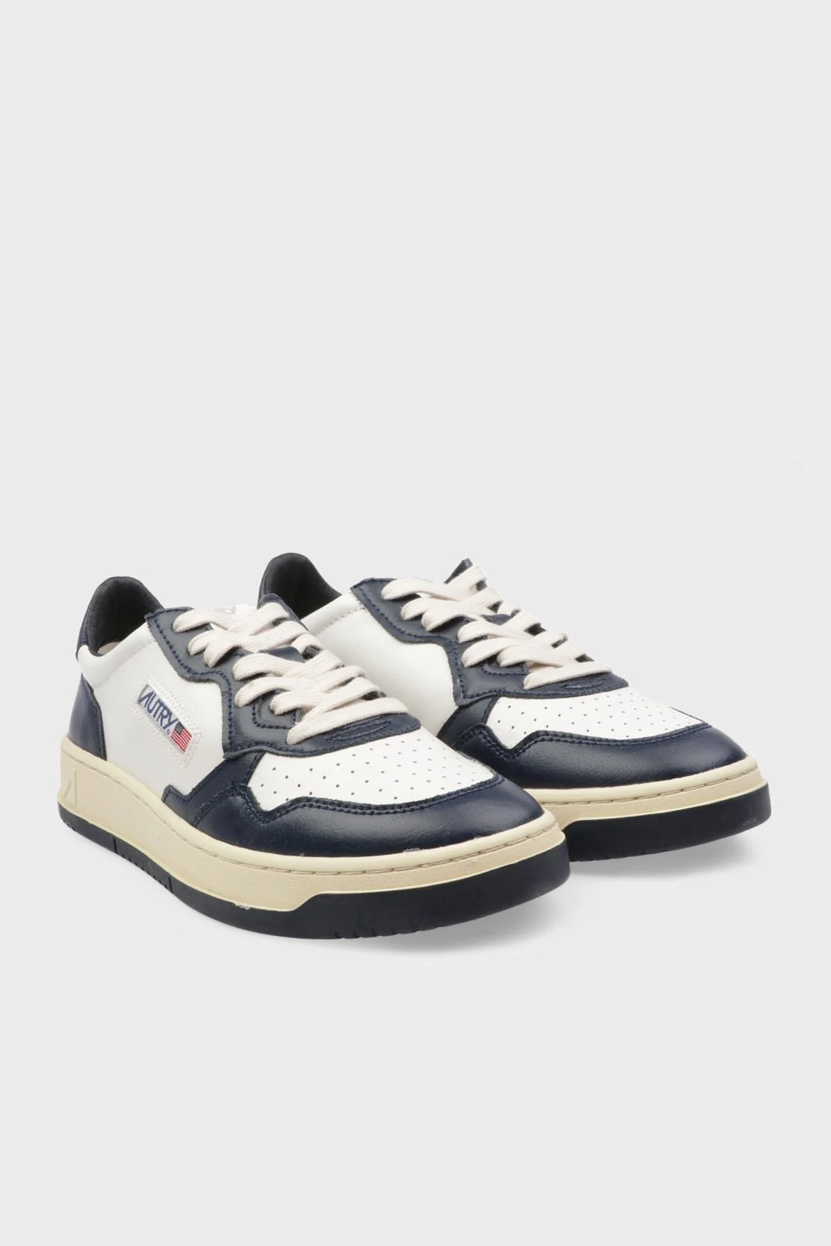 Autry Medalist Hakiki Deri Sneaker Erkek Ayakkabı AULM-WB04 BEYAZ-LACİVERT - 3