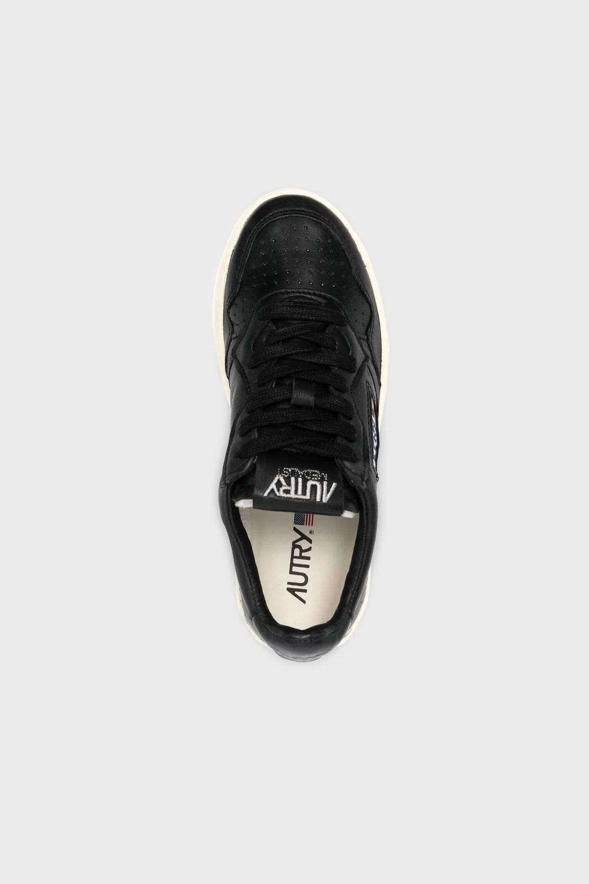 Autry Medalist Hakiki Yumuşak Deri Sneaker Bayan Ayakkabı AULW-GG05 SİYAH - 4