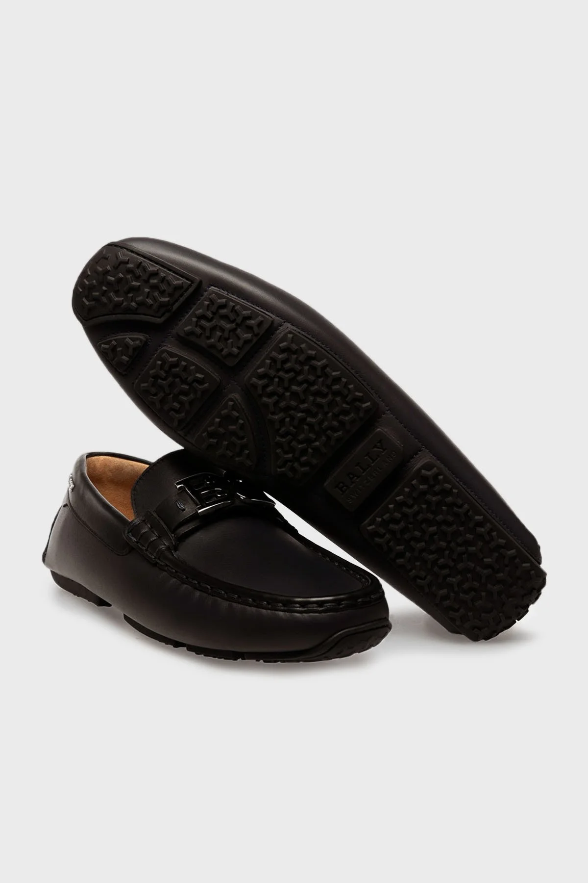 Bally Hakiki Deri Loafer Erkek Ayakkabı PEYTON I903 SİYAH - 2