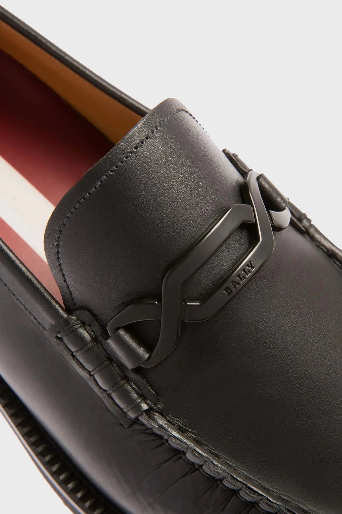 Bally Hakiki Deri Makosen Erkek Ayakkabı NOVIAN U901 SİYAH - 4