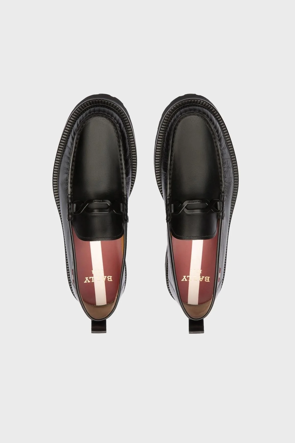 Bally Hakiki Deri Makosen Erkek Ayakkabı NOVIAN U901 SİYAH - 6