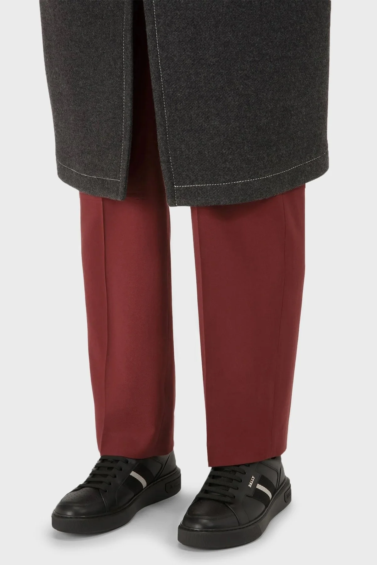 Bally Hakiki Deri Sneaker Erkek Ayakkabı MOONY F000 SİYAH - 2